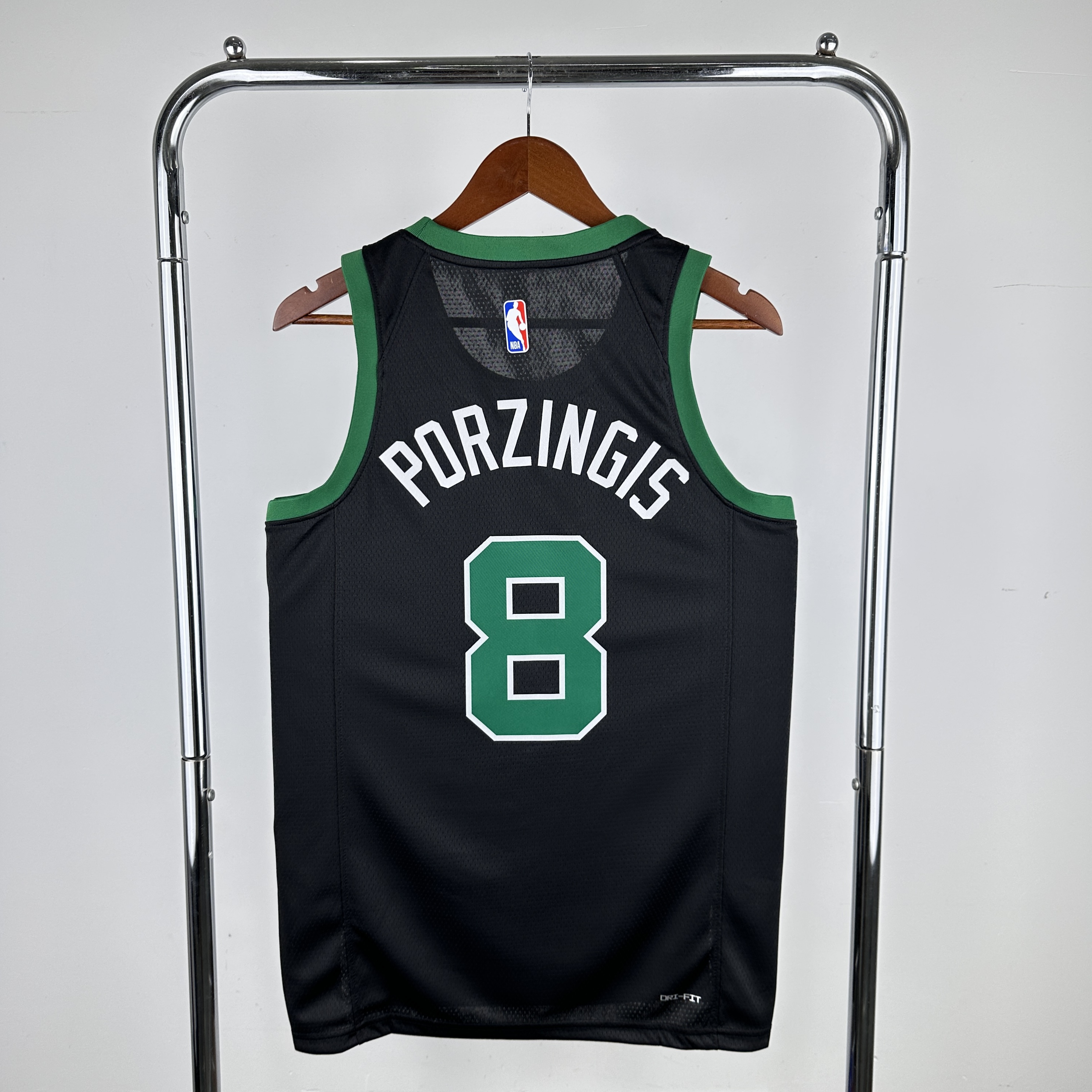 23 season Celtics flying limited number 8 Porzingis