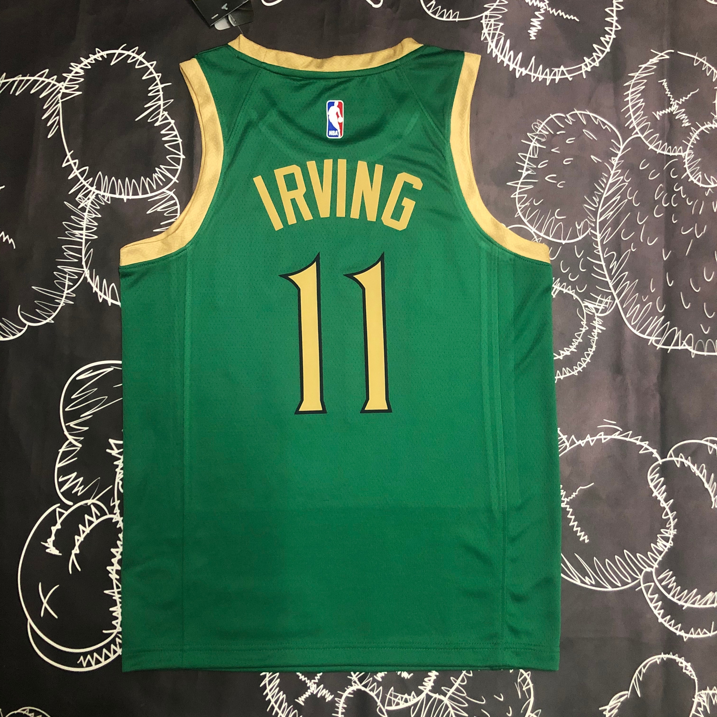 Season 20 Celtics City version green No. 11 Irving