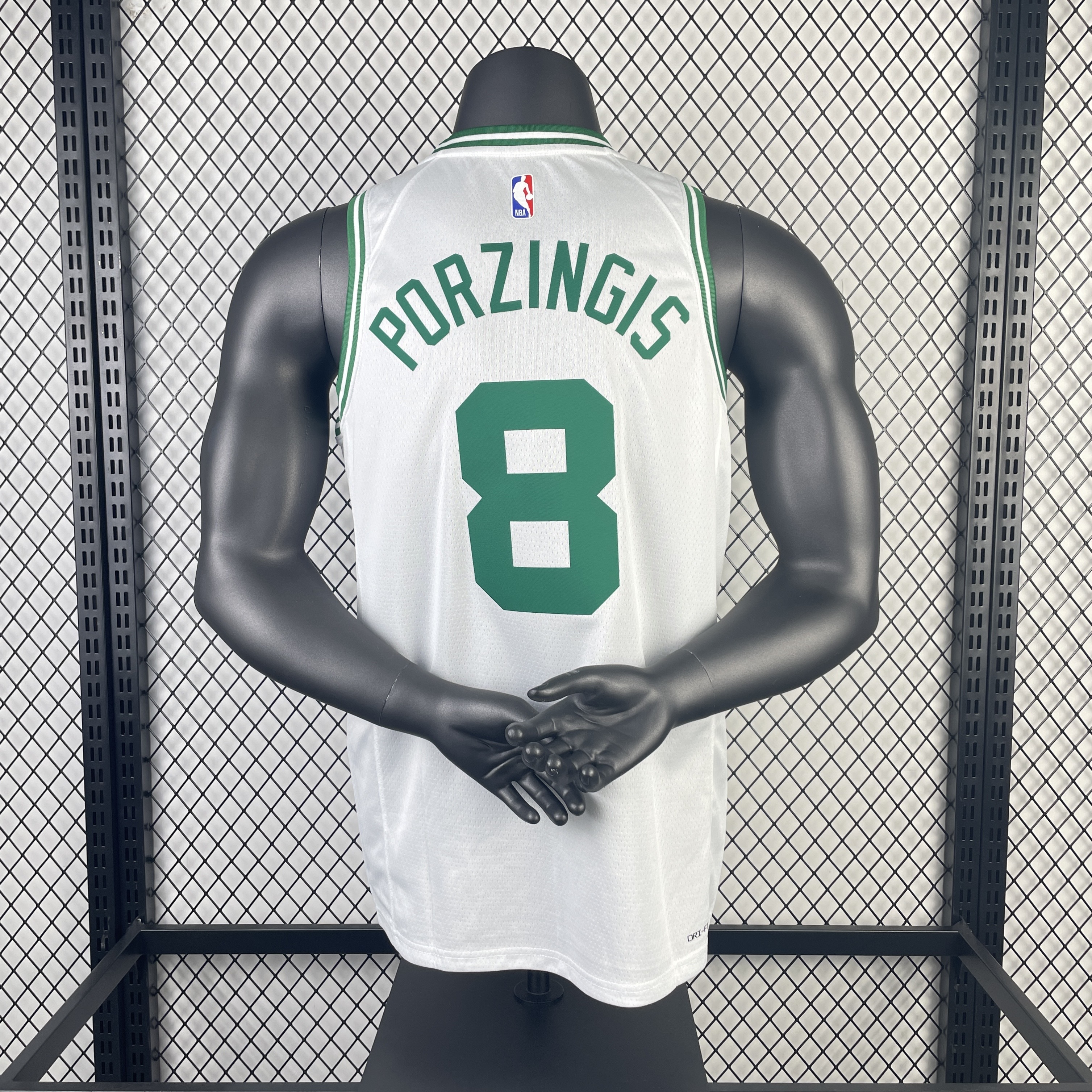 23 season Celtics white No. 8 Porzingis