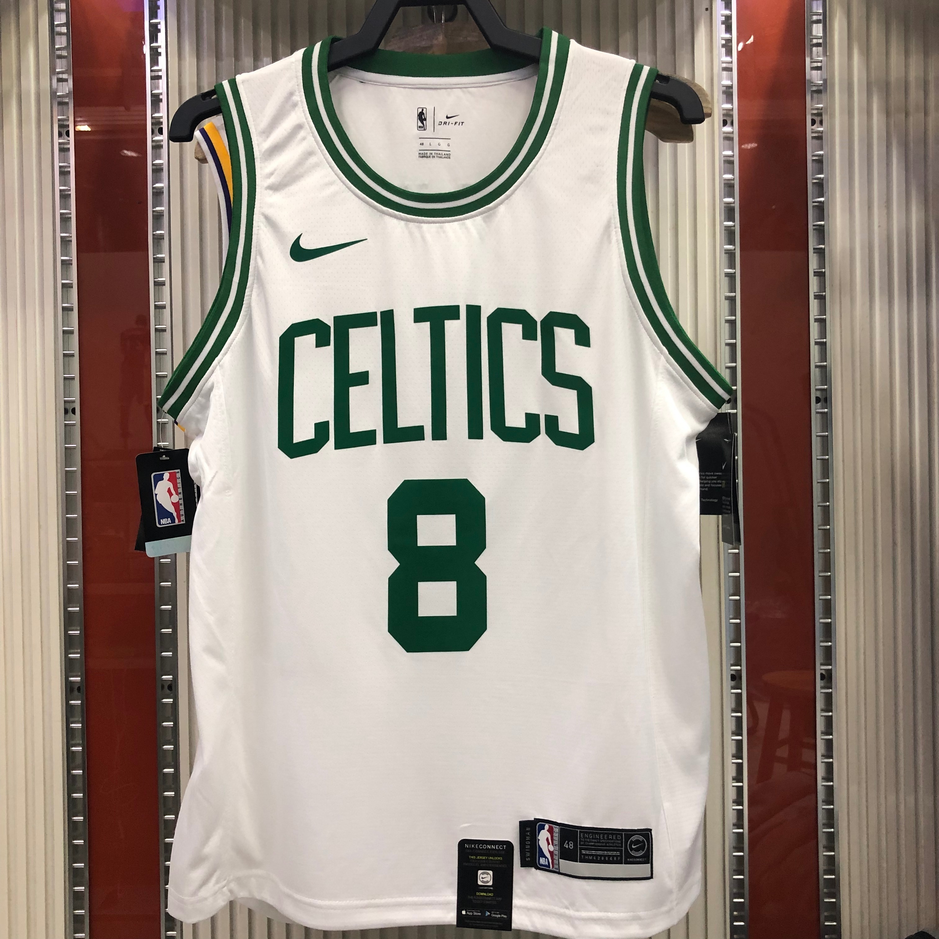 Celtics retro white No. 8 Walker
