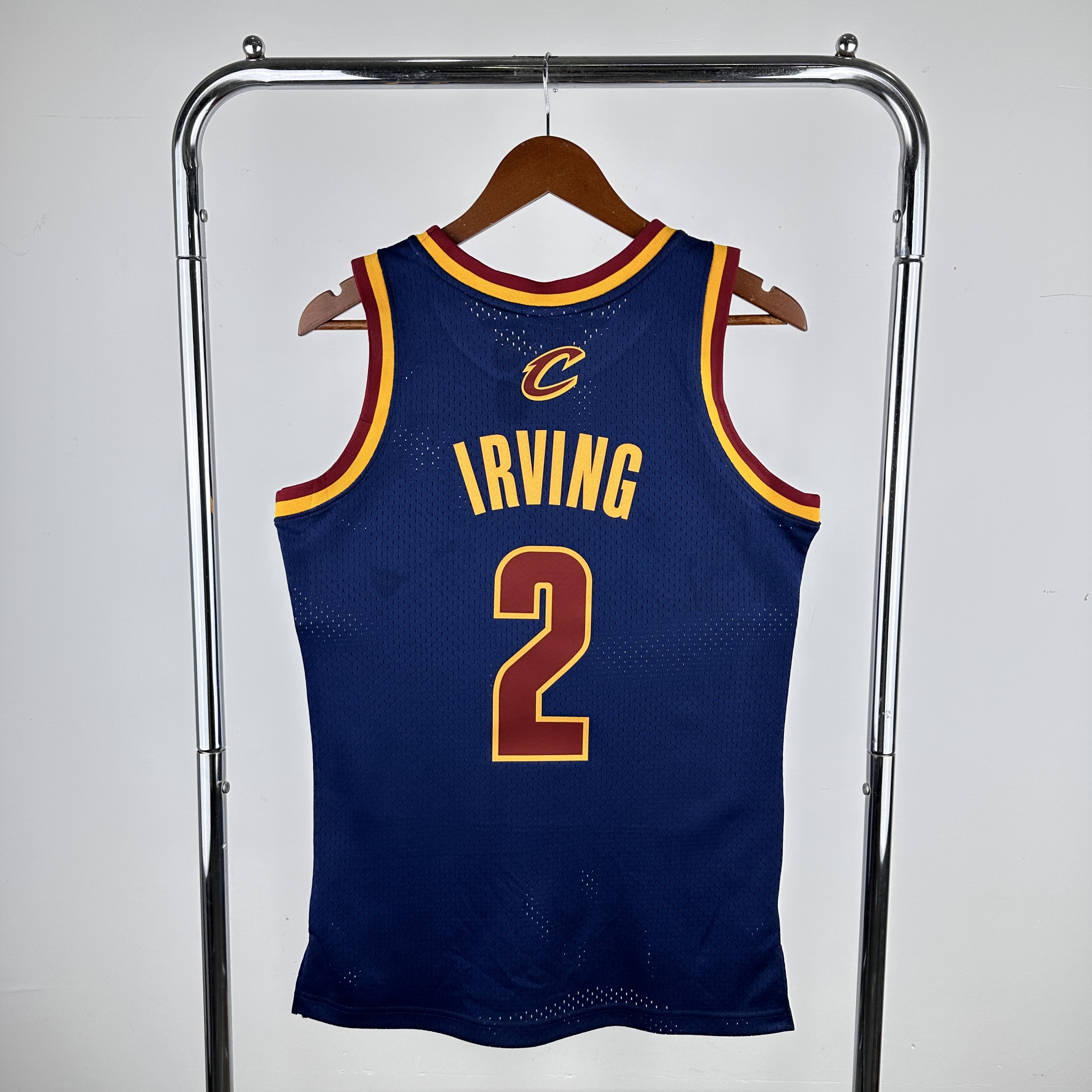 MN Hot Pressed Throwback jersey CAVS No. 2 Irving of the SW Cavaliers 1112 season