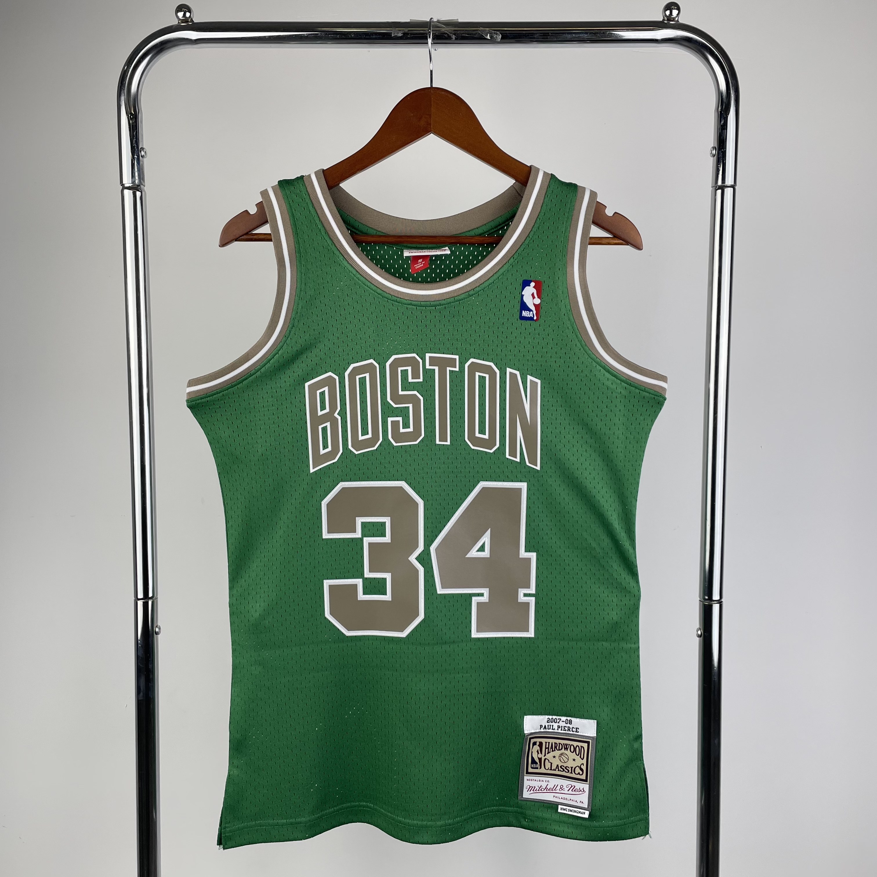 MN Hot Press Throwback jersey SW Celtics 0708 SAN Pa 34 Pierce