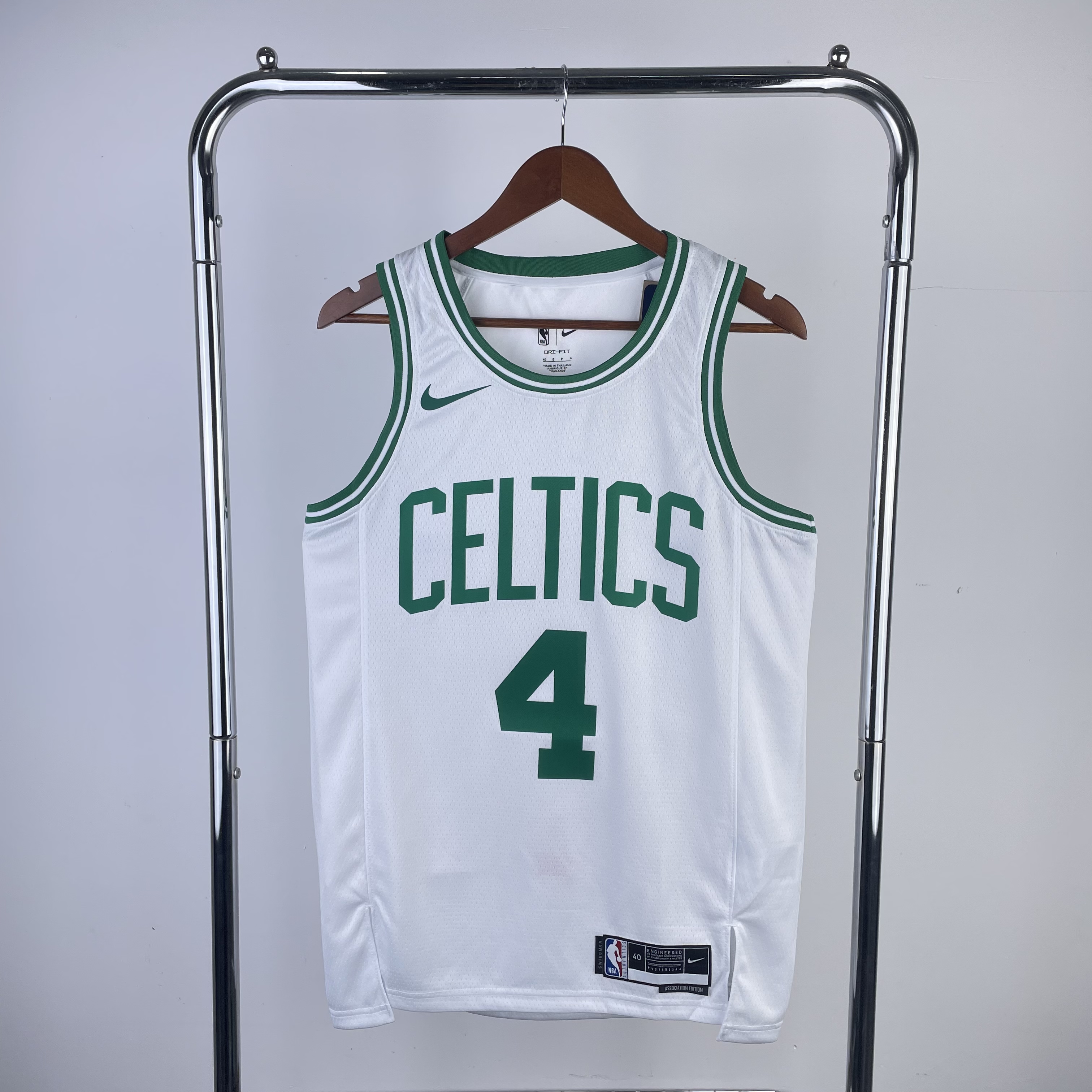 Season 23 Celtics home white number 4 Holiday