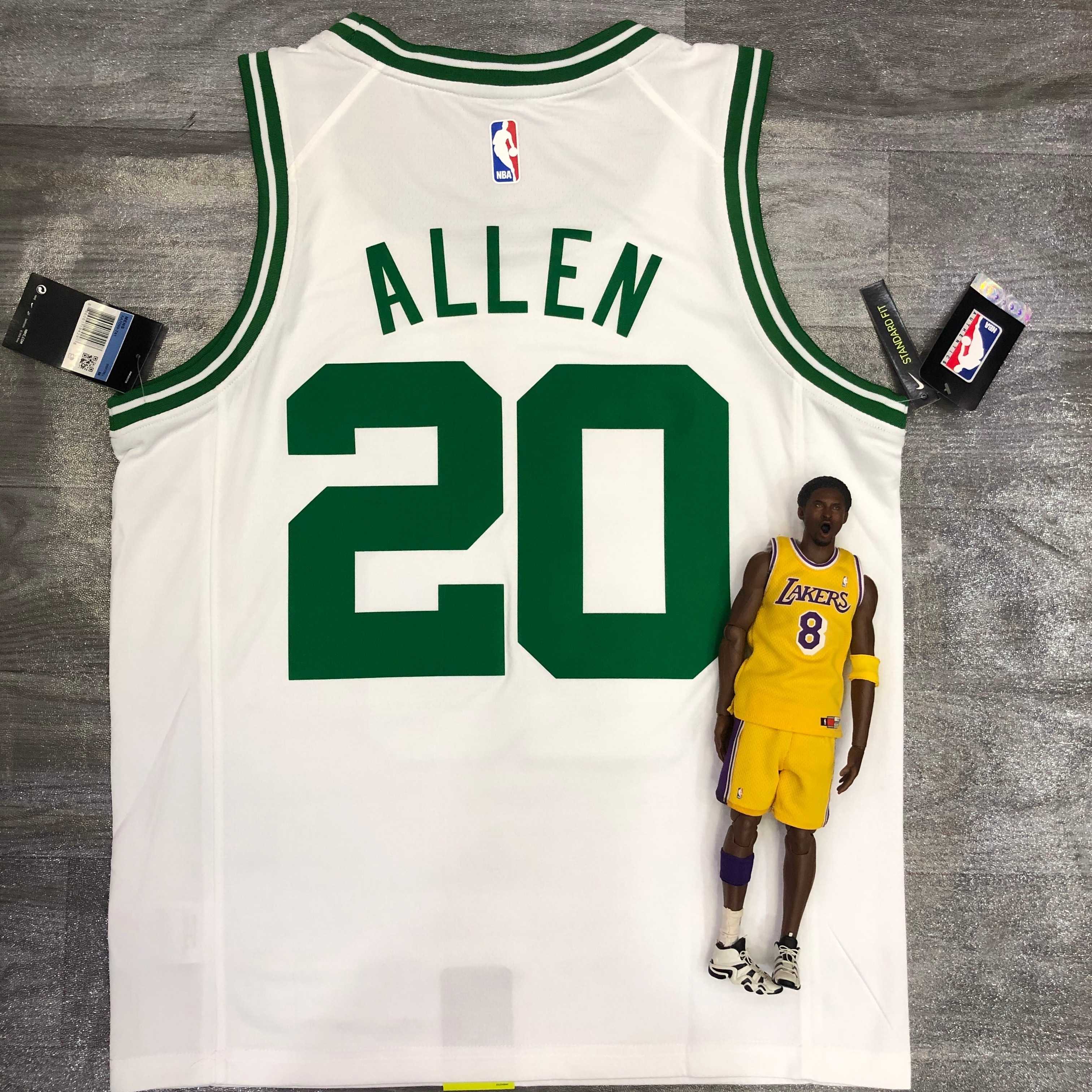Celtics retro white 20 Ray. Allen