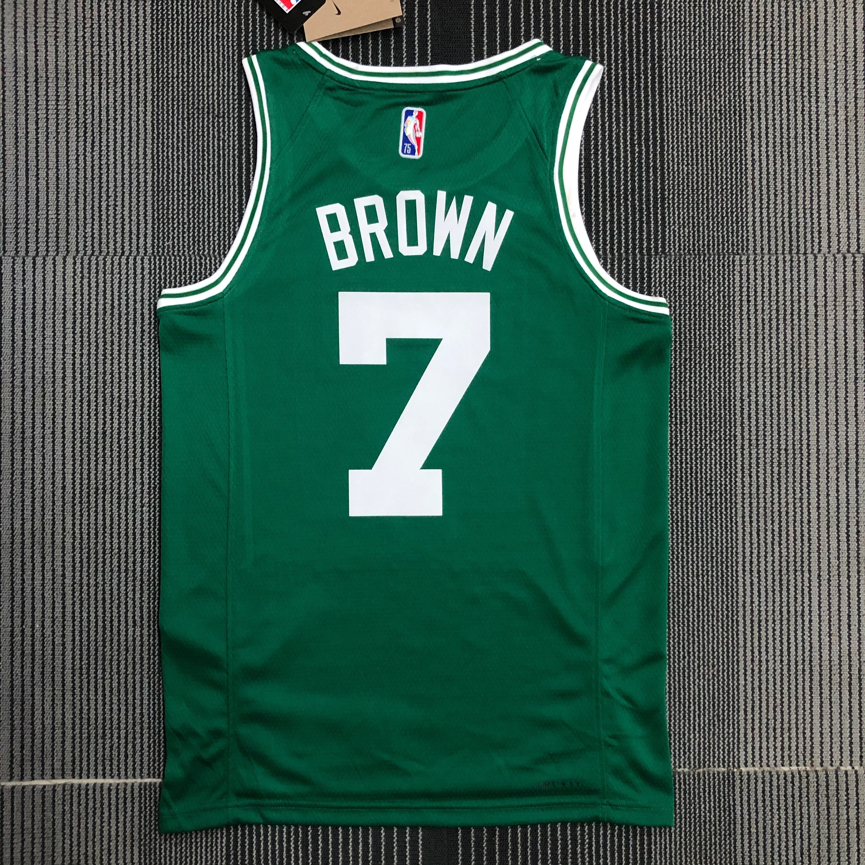 75th anniversary Celtics green No. 7 Brown