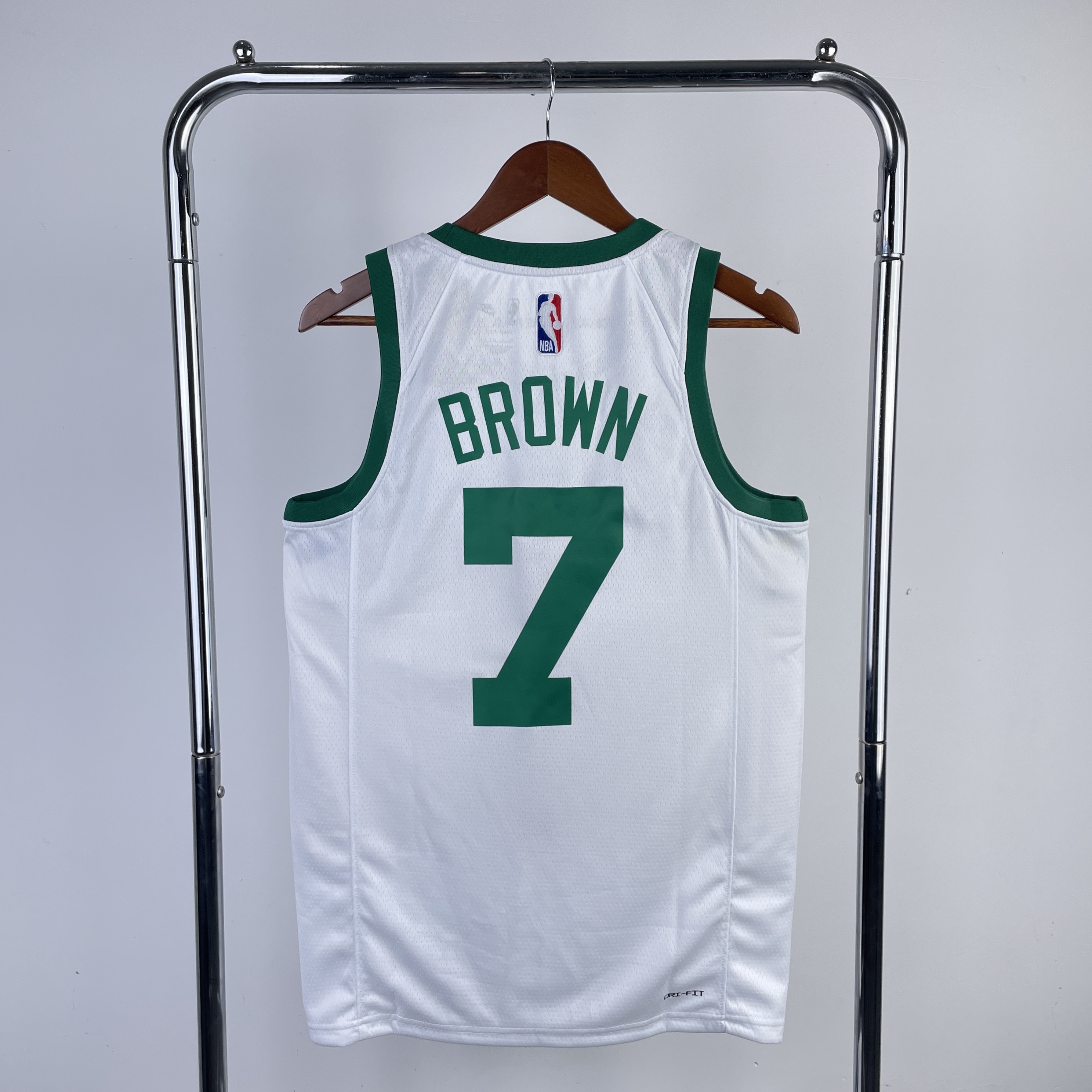75th anniversary 22nd season Celtics throwback No. 7 Brown