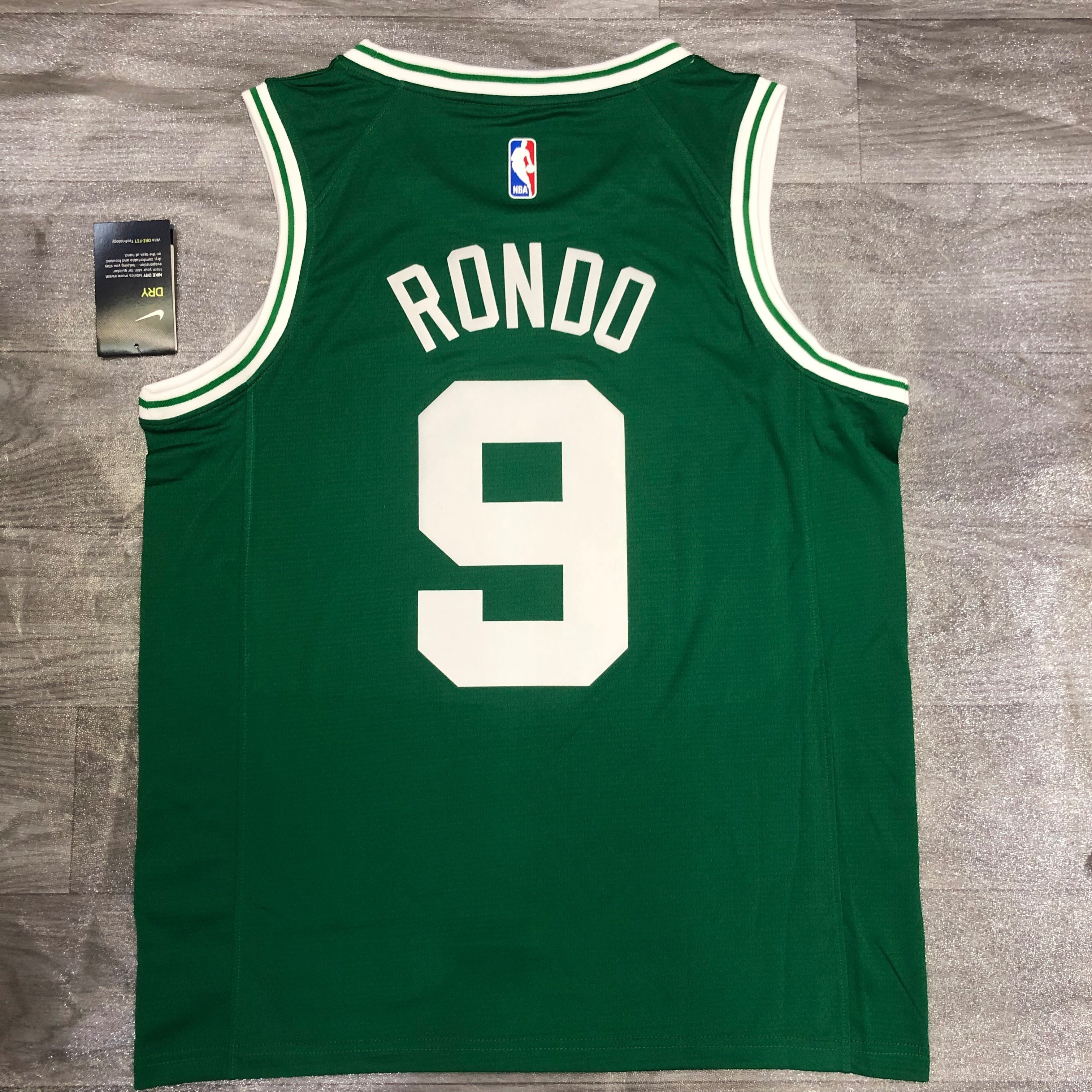 Celtics retro green No. 9 Rondo