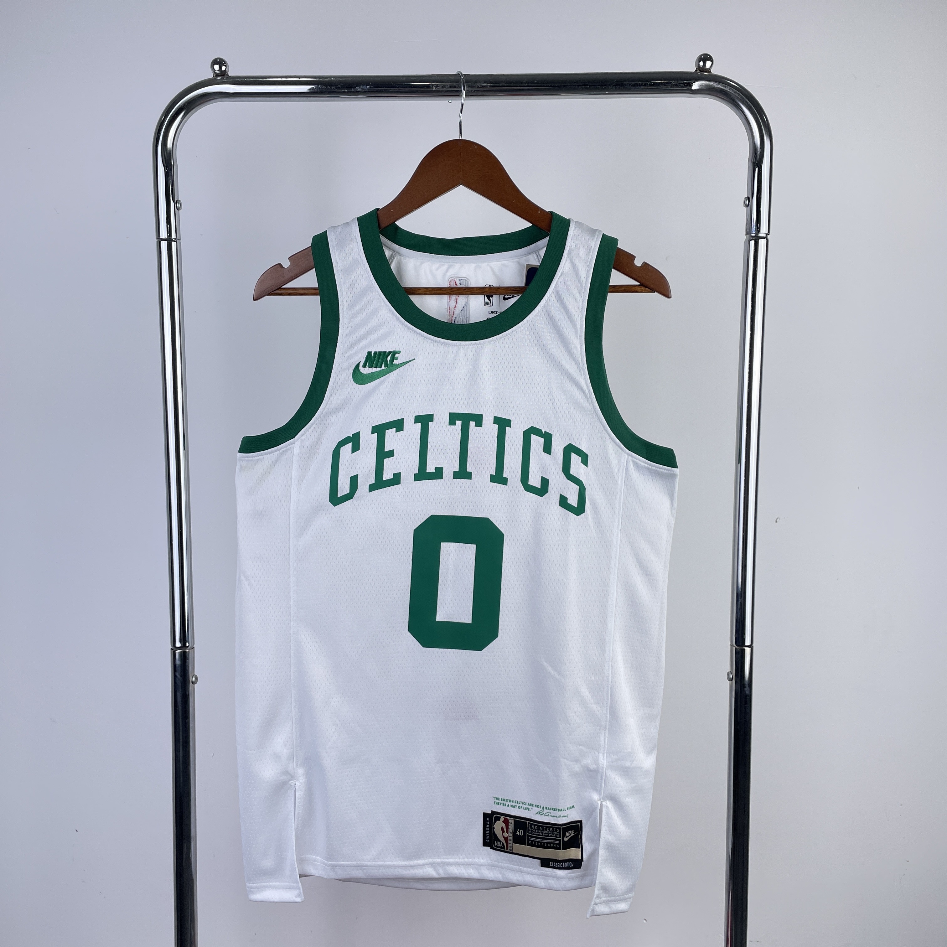 75th anniversary 22nd season Celtics throwback No. 0 Tatum