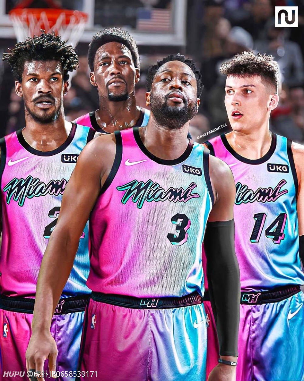 21 season Heat City version gradient # 22 Butler