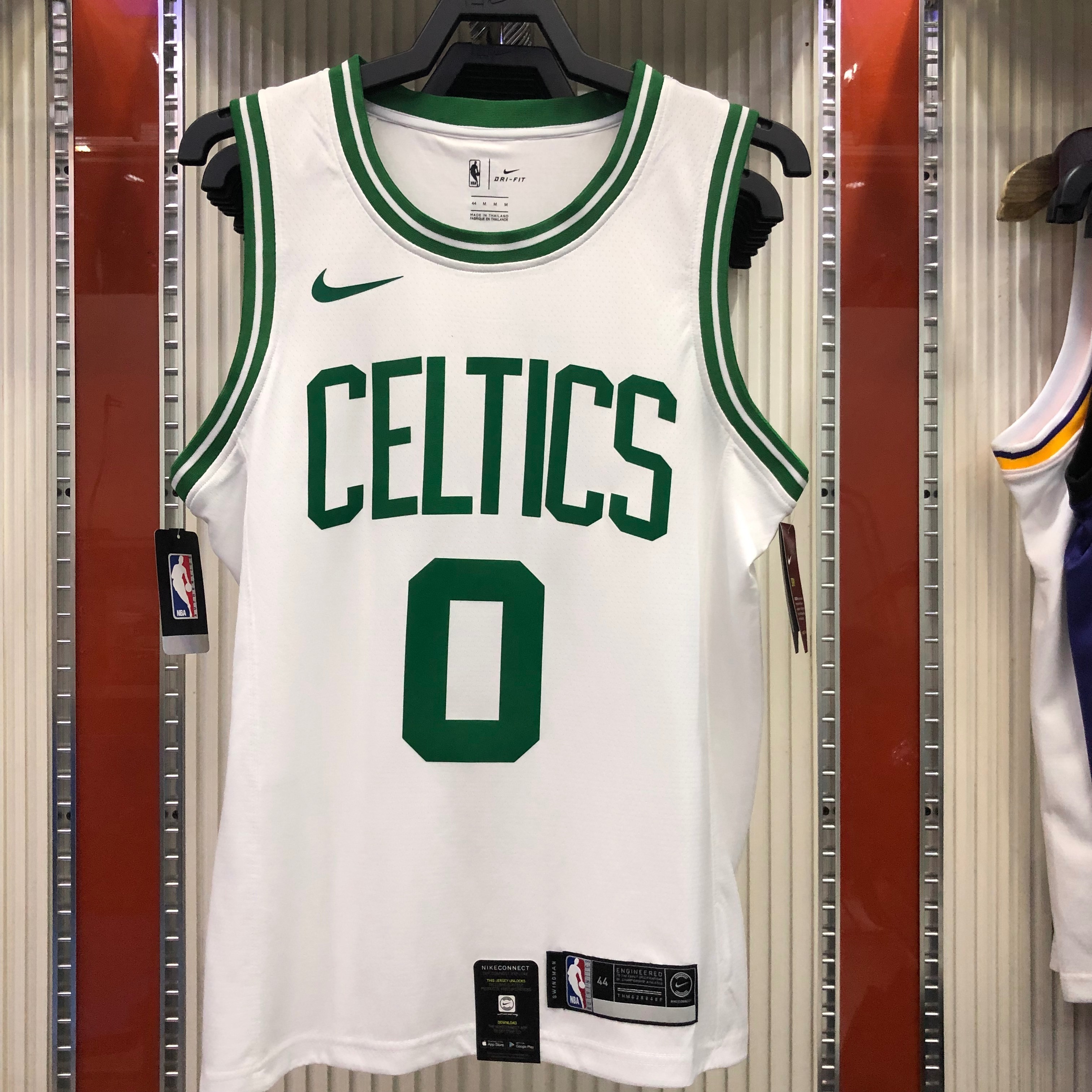 Celtics retro white 0 Tatum