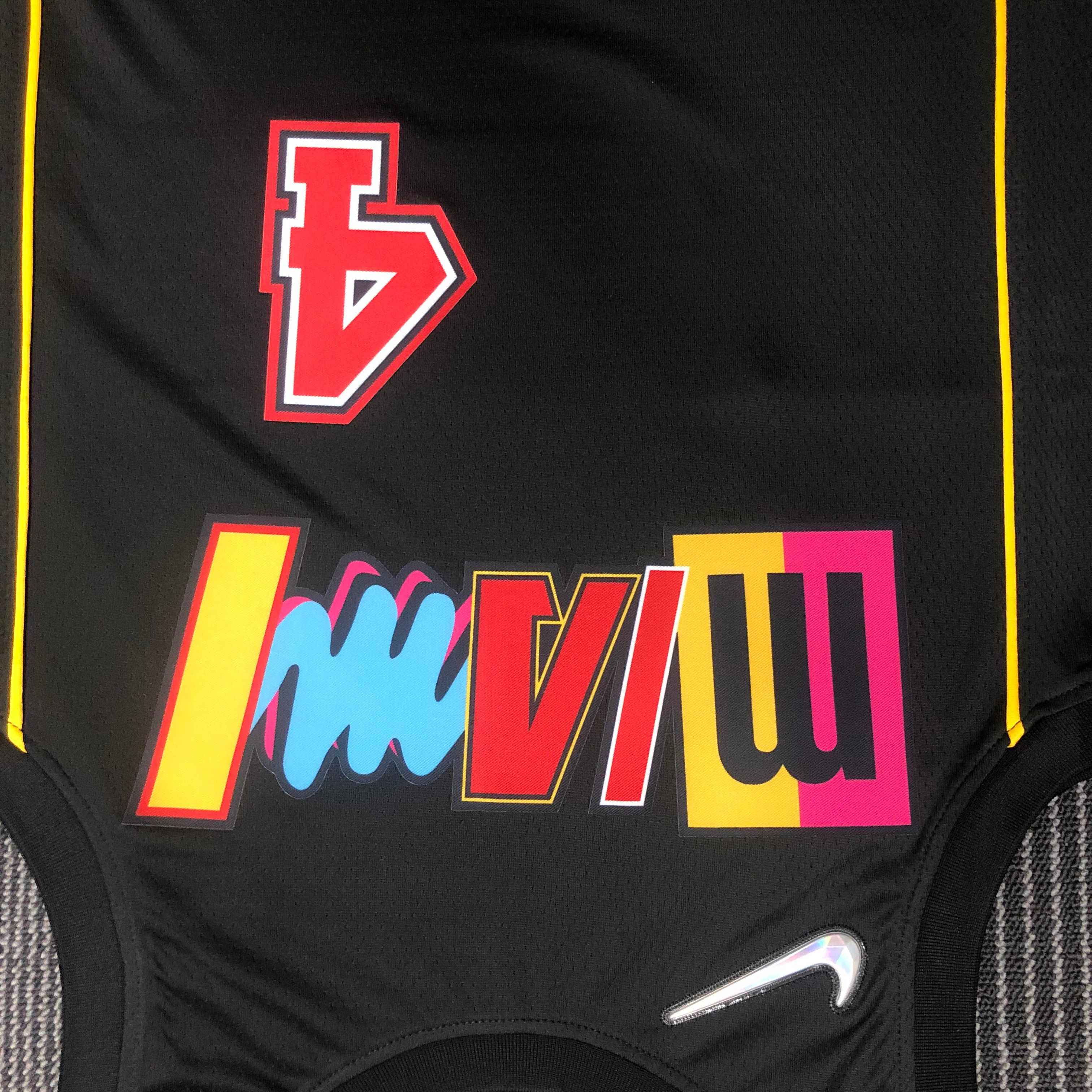 22 season Heat city edition No. 4 Oladipo