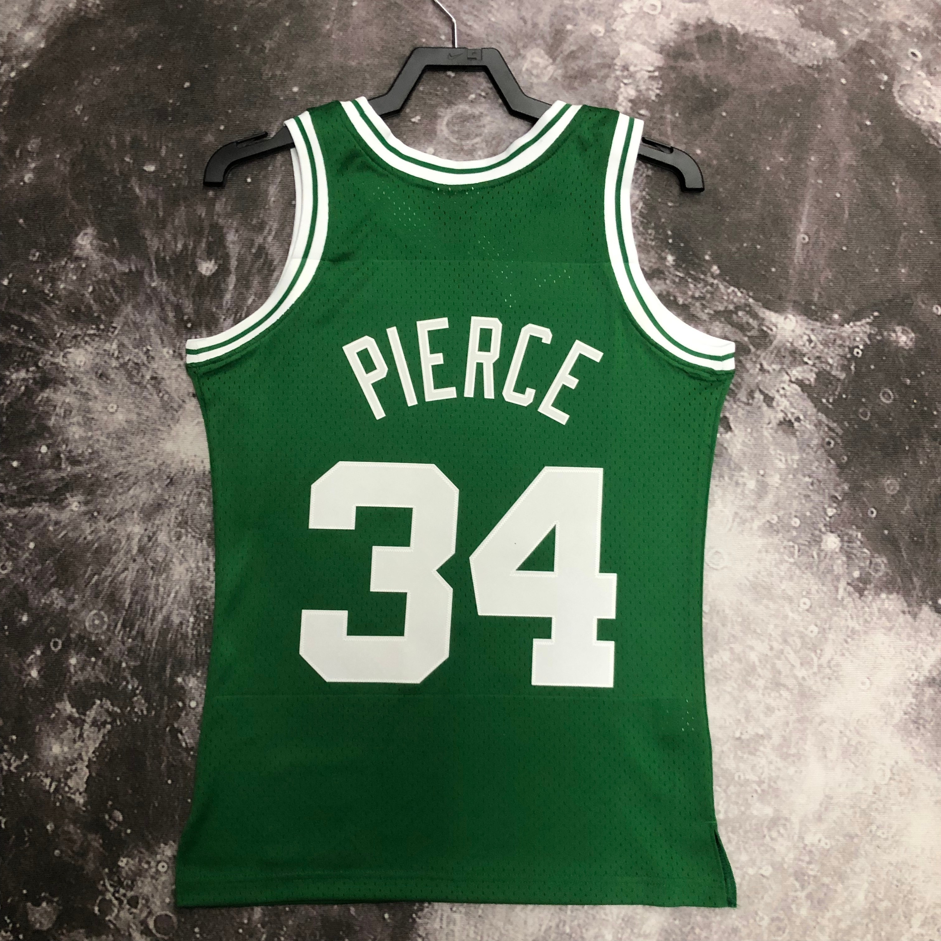 MN Hot Press Throwback jersey SW Celtics 200708 green 34 Pierce