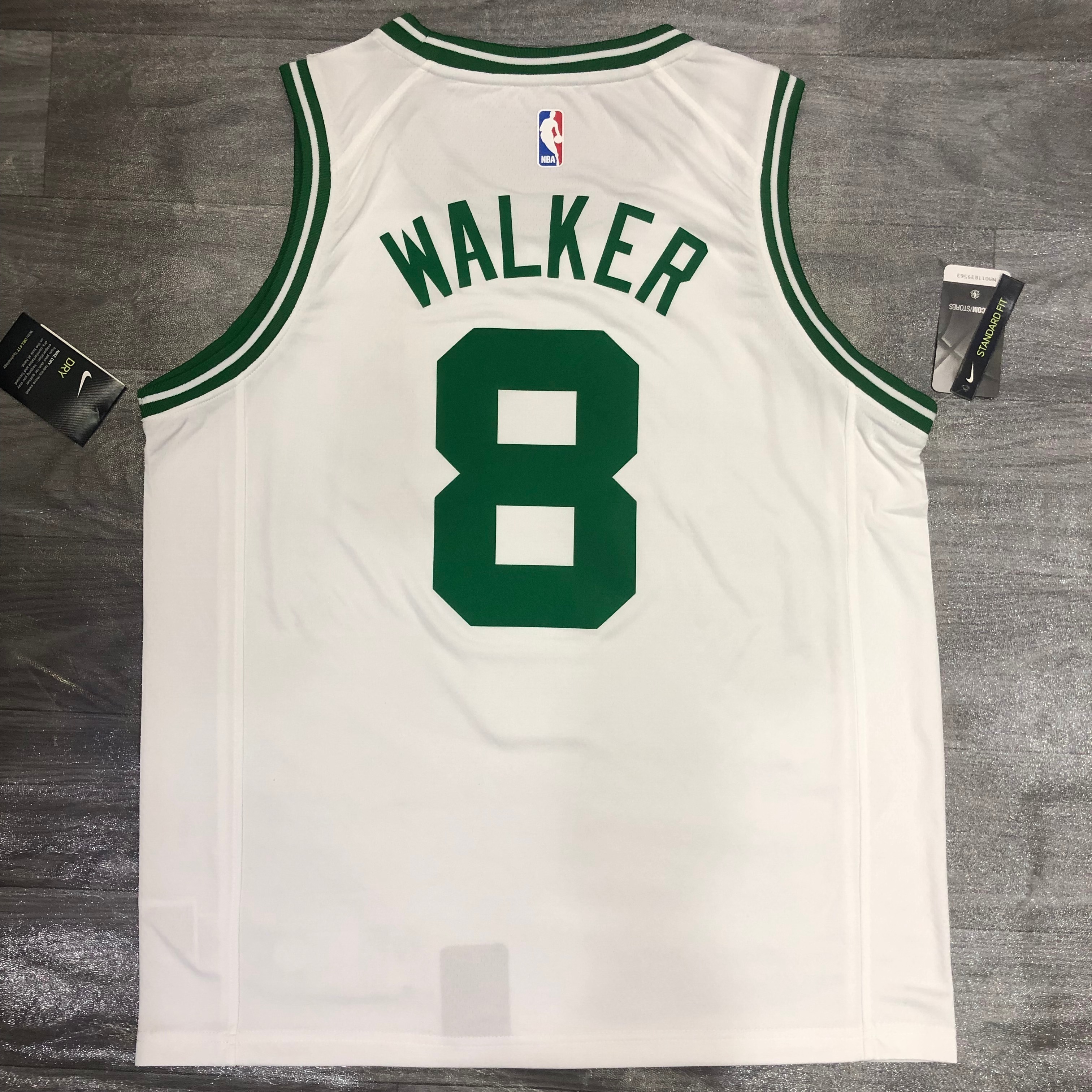 Celtics retro white No. 8 Walker