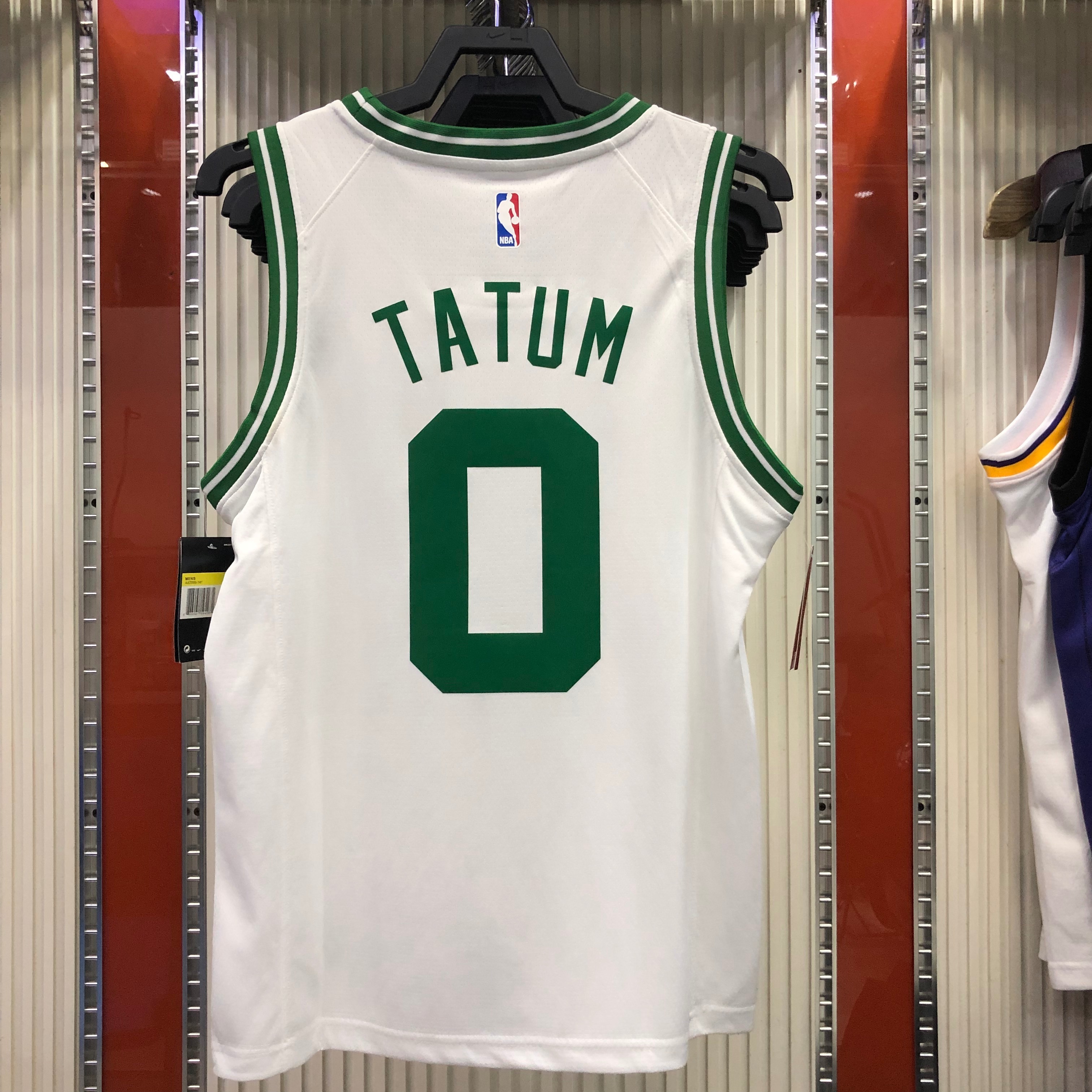 Celtics retro white 0 Tatum