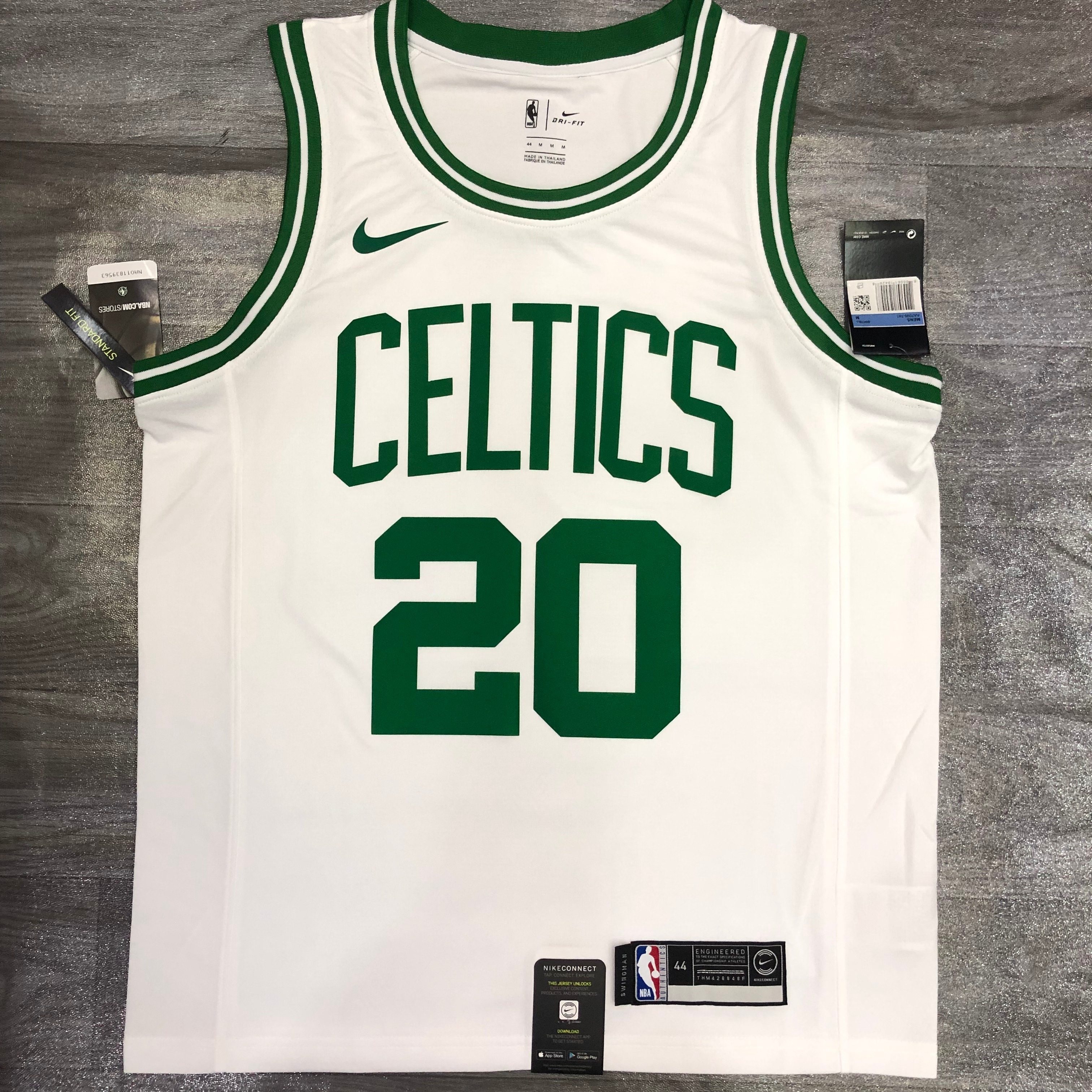 Celtics retro white 20 Ray. Allen