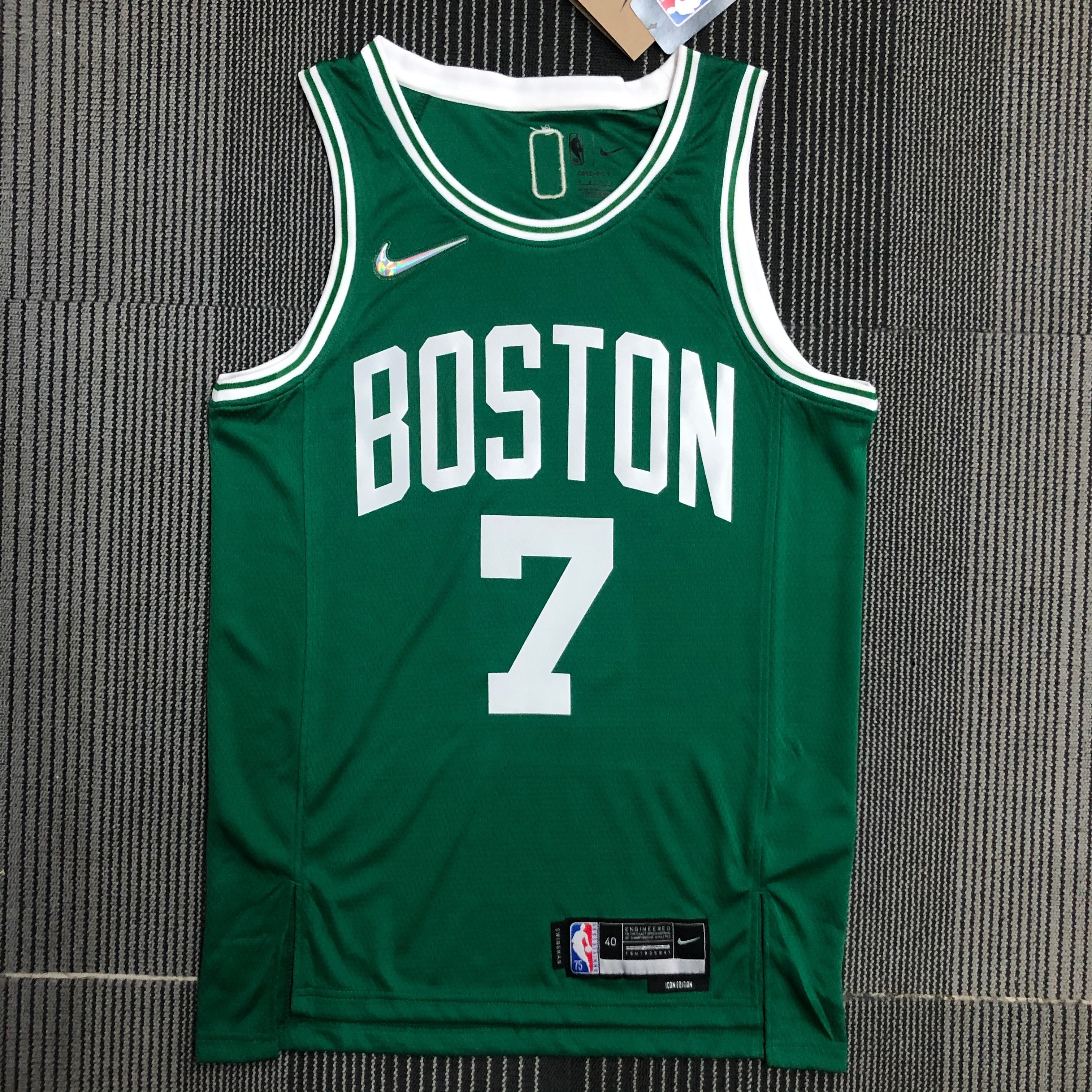 75th anniversary Celtics green No. 7 Brown