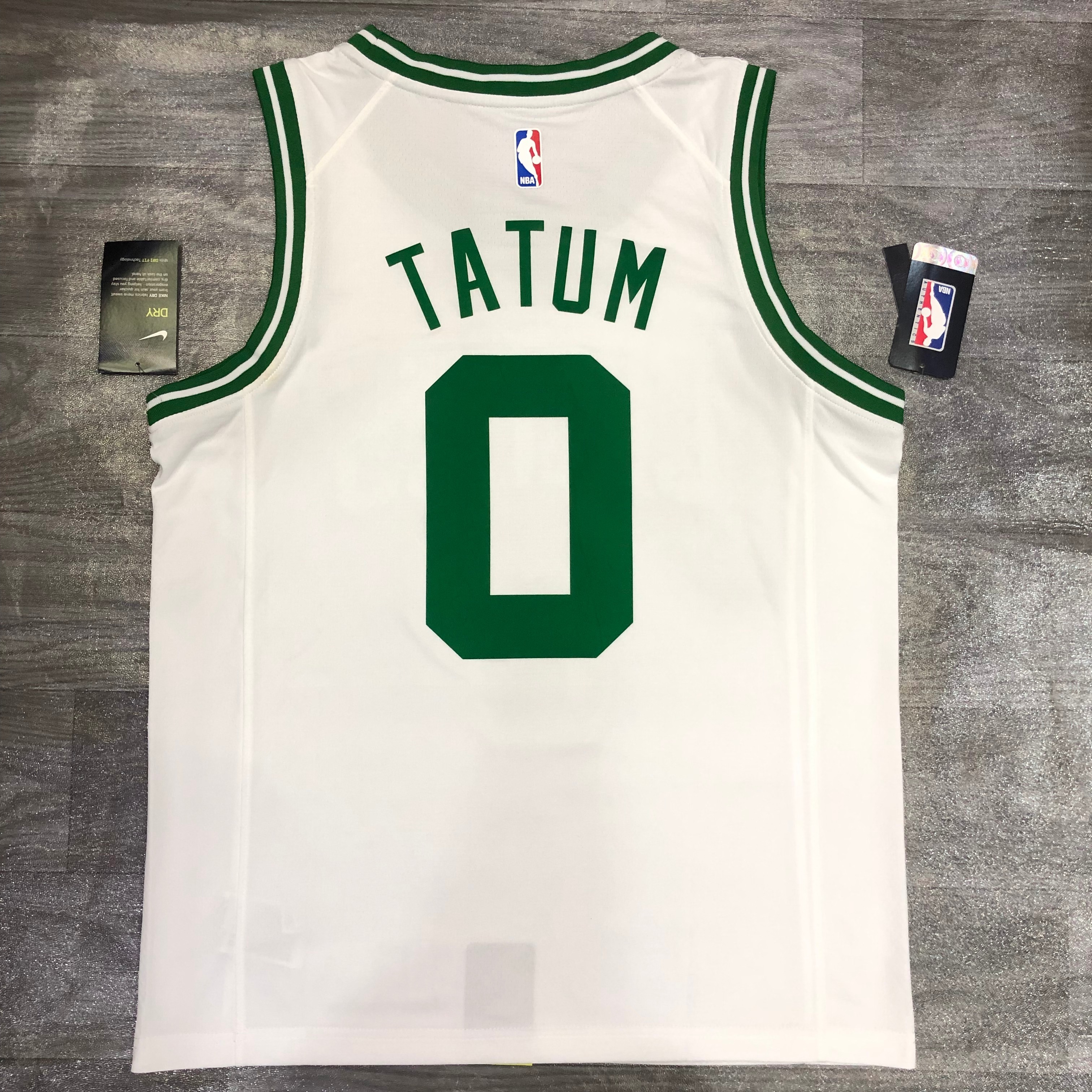 Celtics retro white 0 Tatum