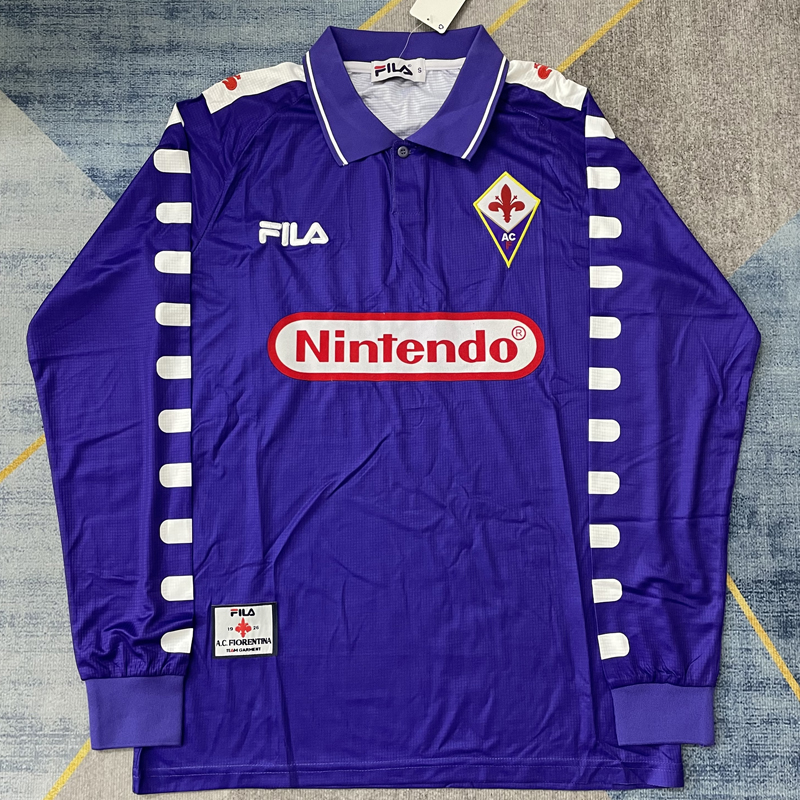 1998-1999 Fiorentina Home Long sleeve