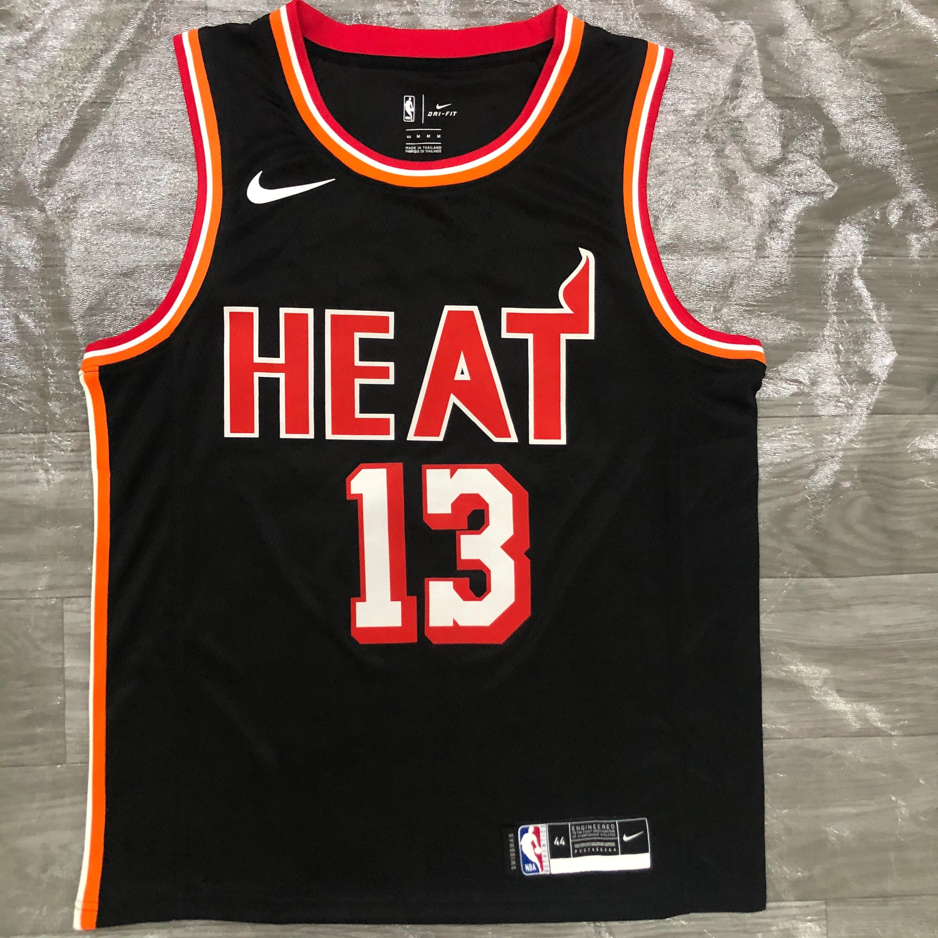 '18 Heat throwback night black 13 Adebayo