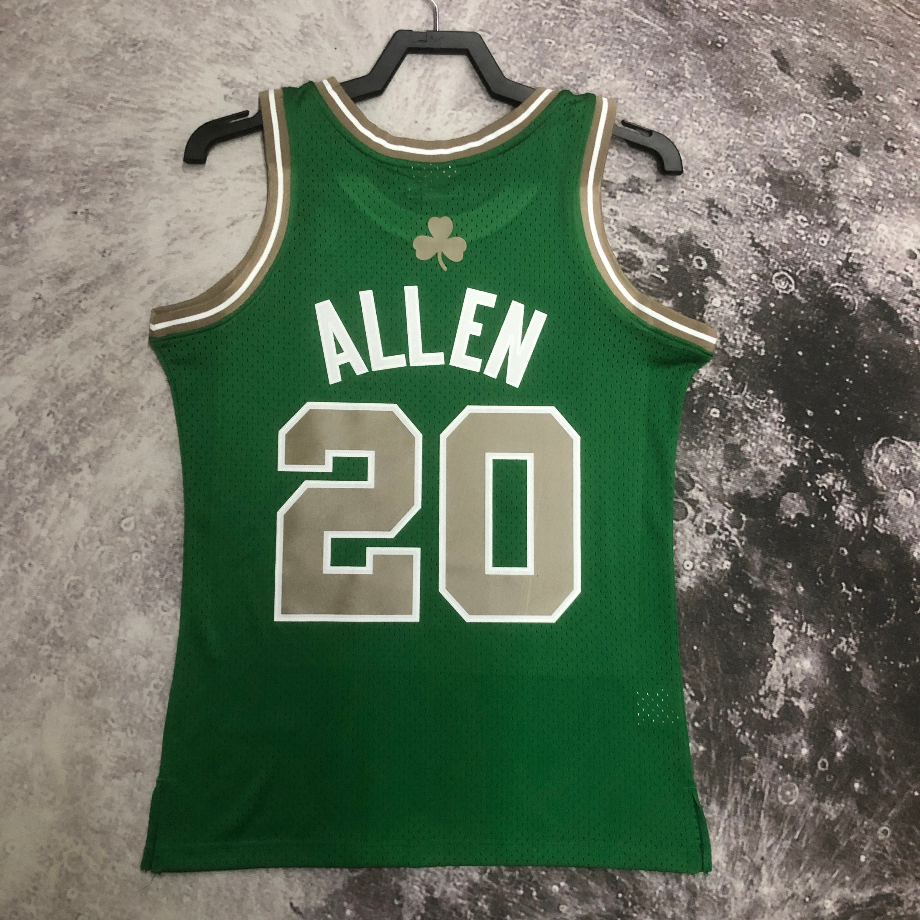 MN Hot Press throwback jersey SW Celtics 0708 SAN Pa No. 20 Ray Allen