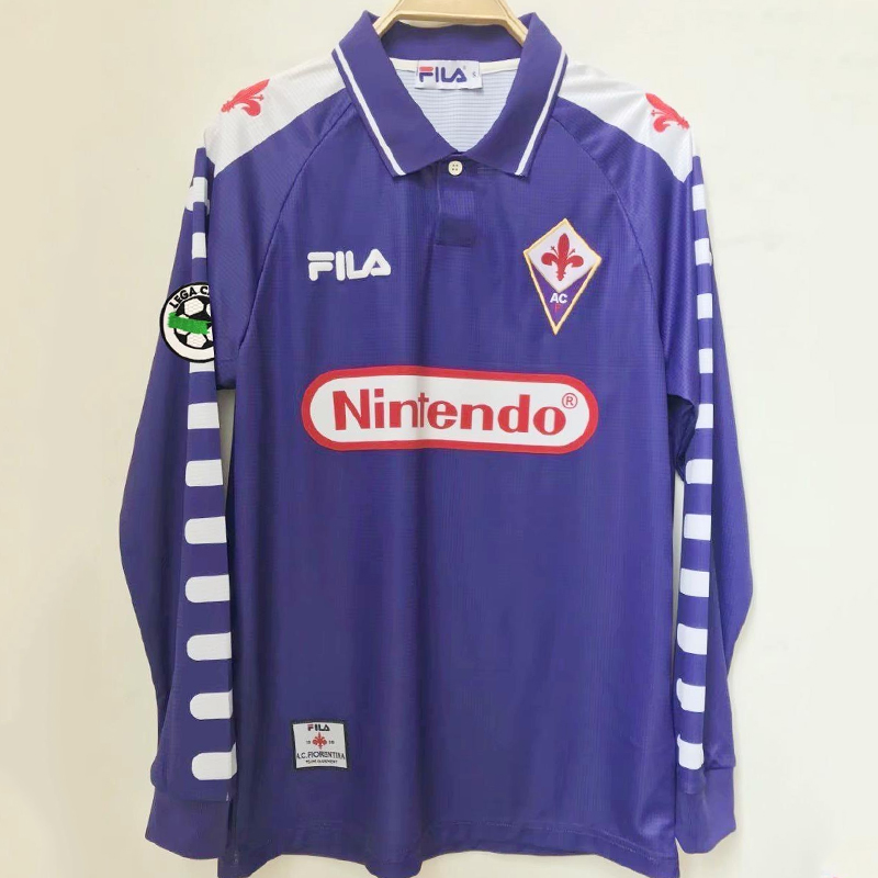1998-1999 Fiorentina Home Long sleeve