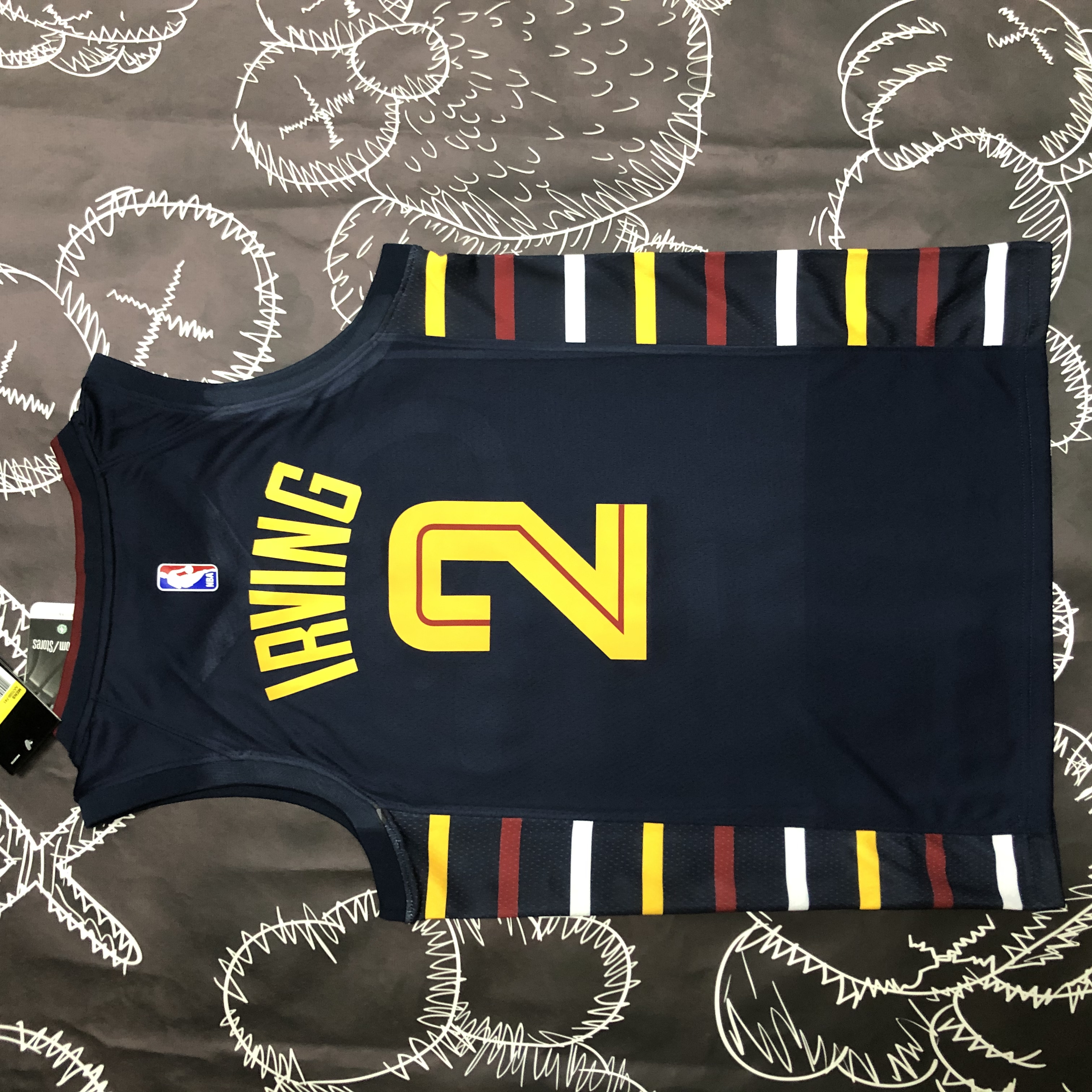 Cavaliers stripe number two Irving