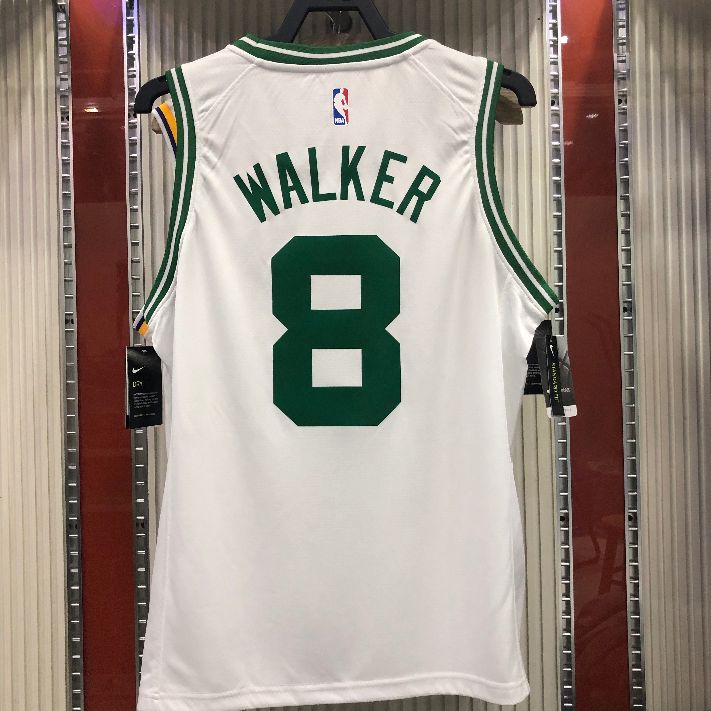 Celtics retro white No. 8 Walker