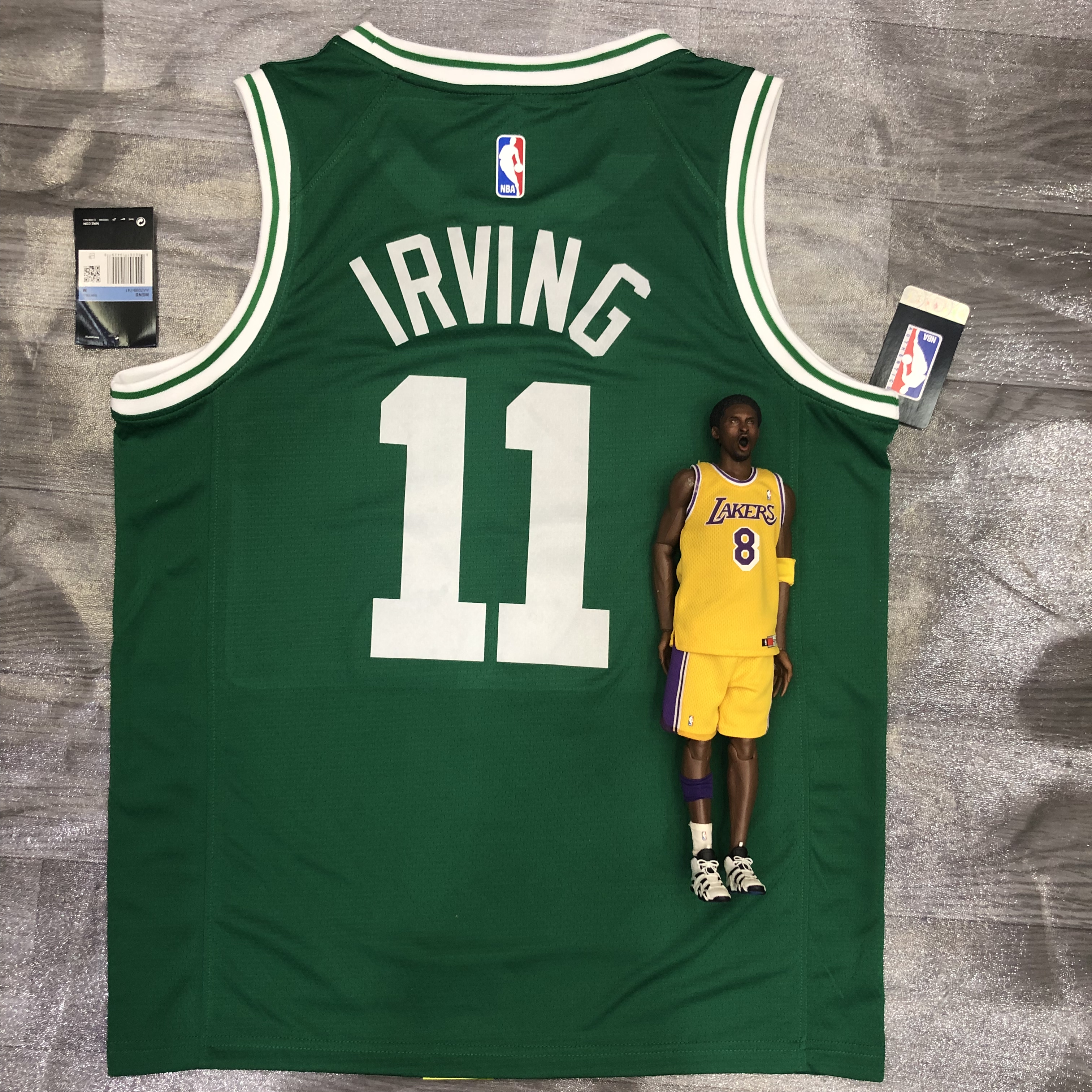 Celtics retro green No. 11 Irving