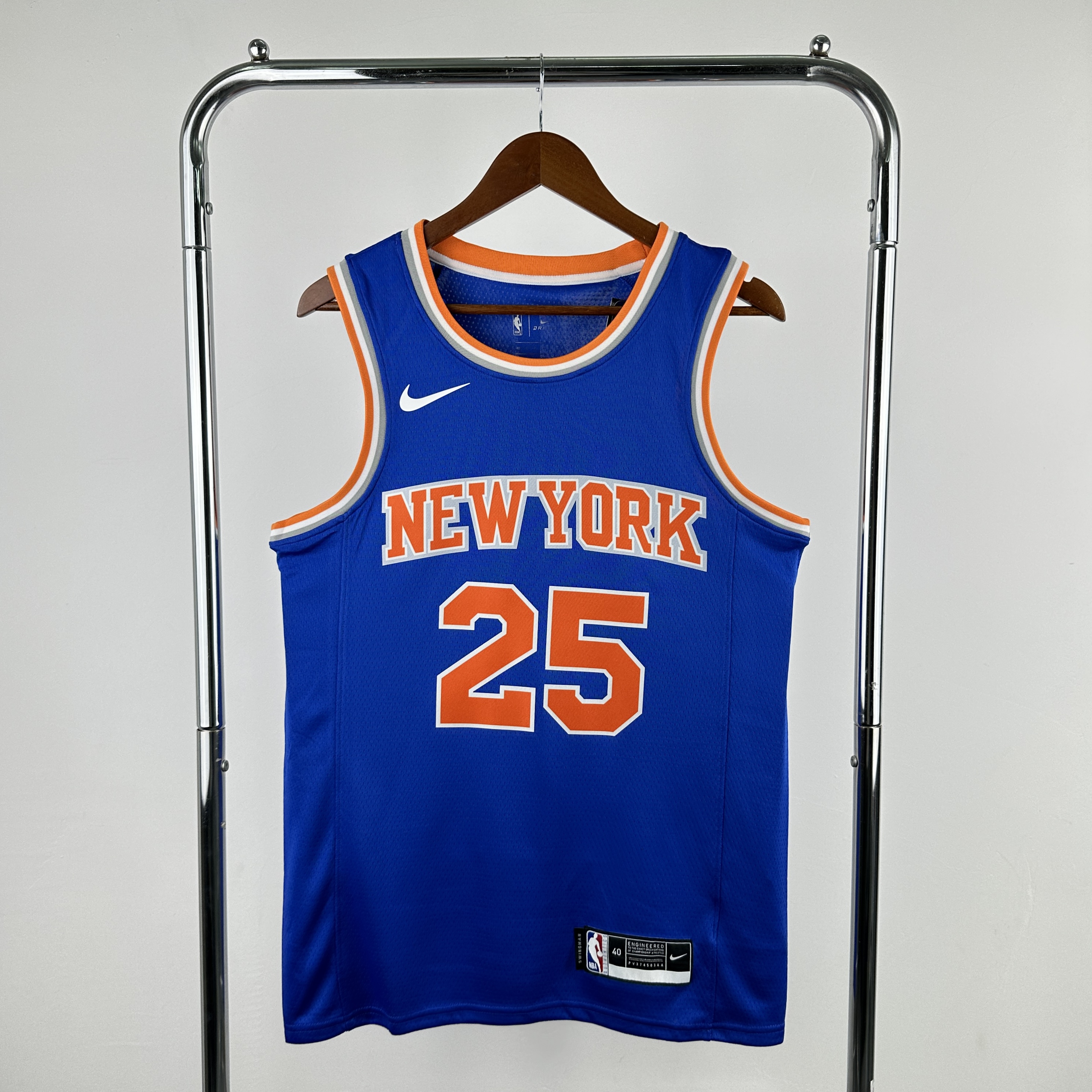 Knicks blue # 25 Bridges