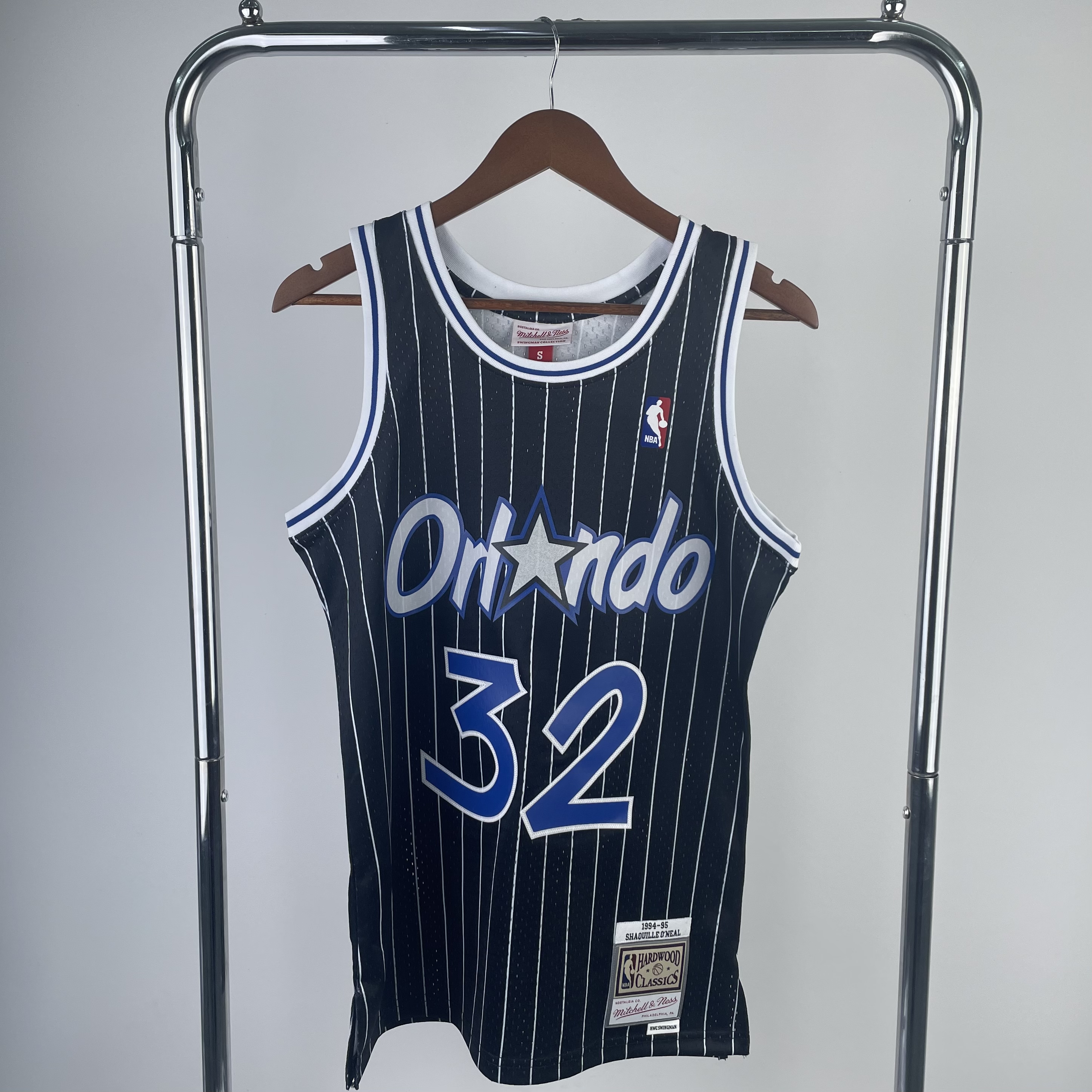 MN Hot Press Throwback jersey SW Magic 9495 black No. 32 O 'Neal