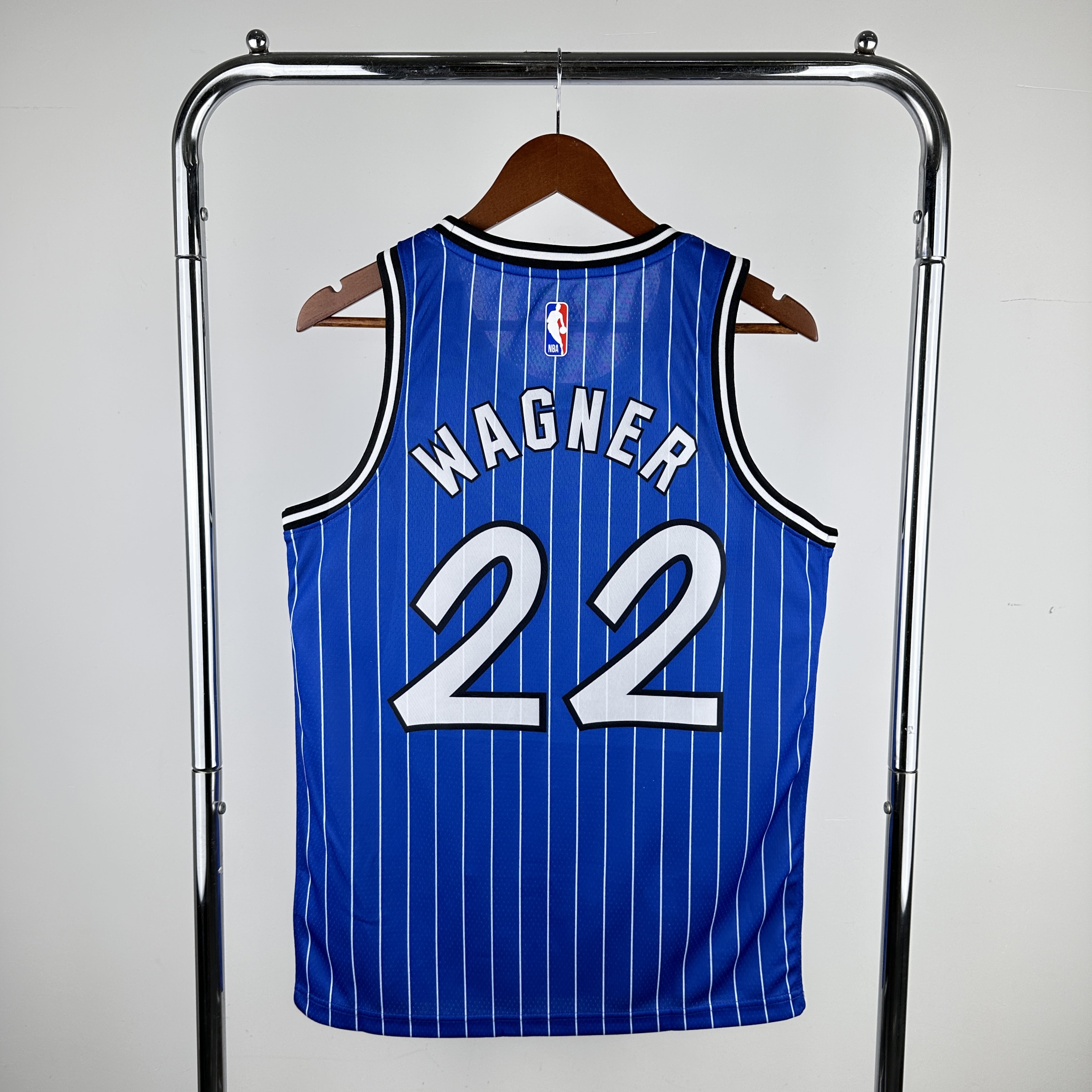 19 season Magic retro striped blue No. 22 Wagner