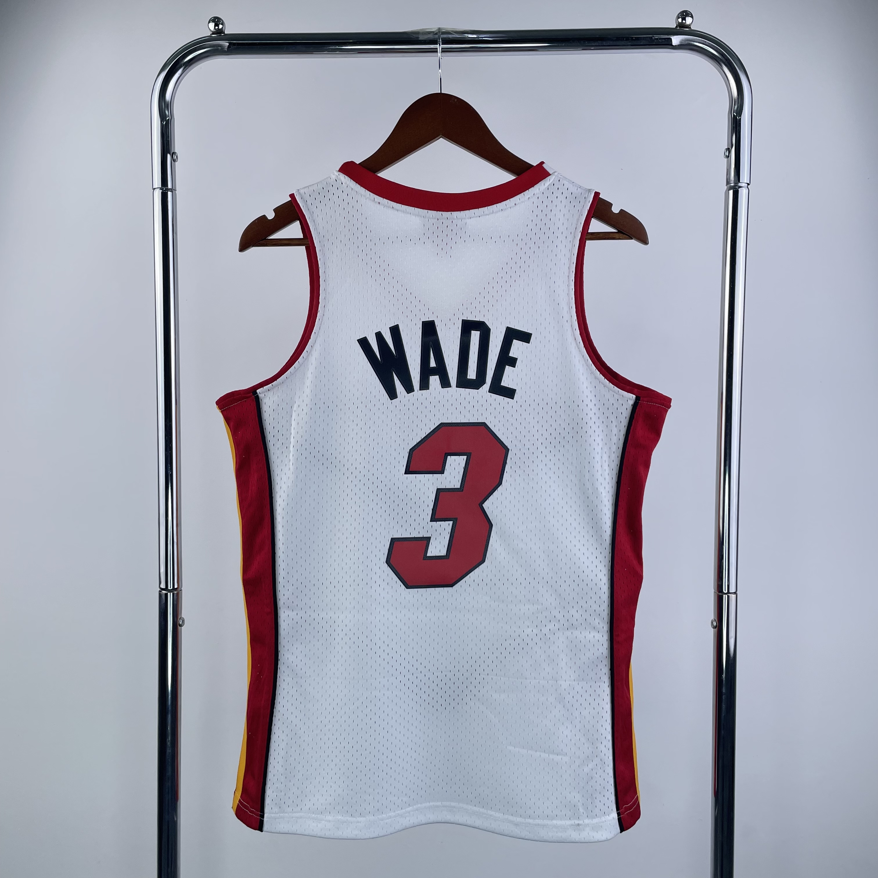 MN Hot Press Throwback jersey SW Heat 0506 season white No. 3 Wade