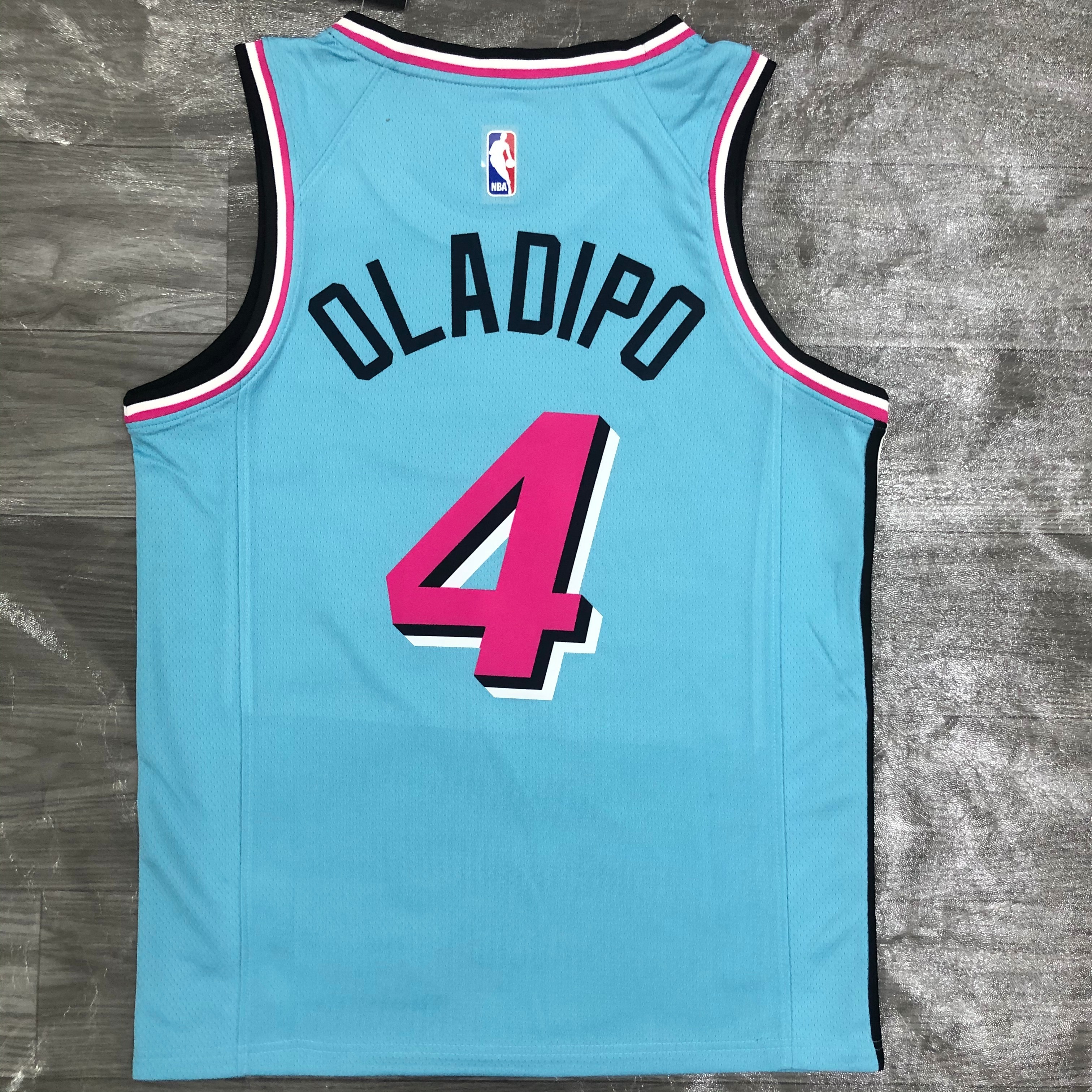Heat crewneck blue No. 4 Oladipo