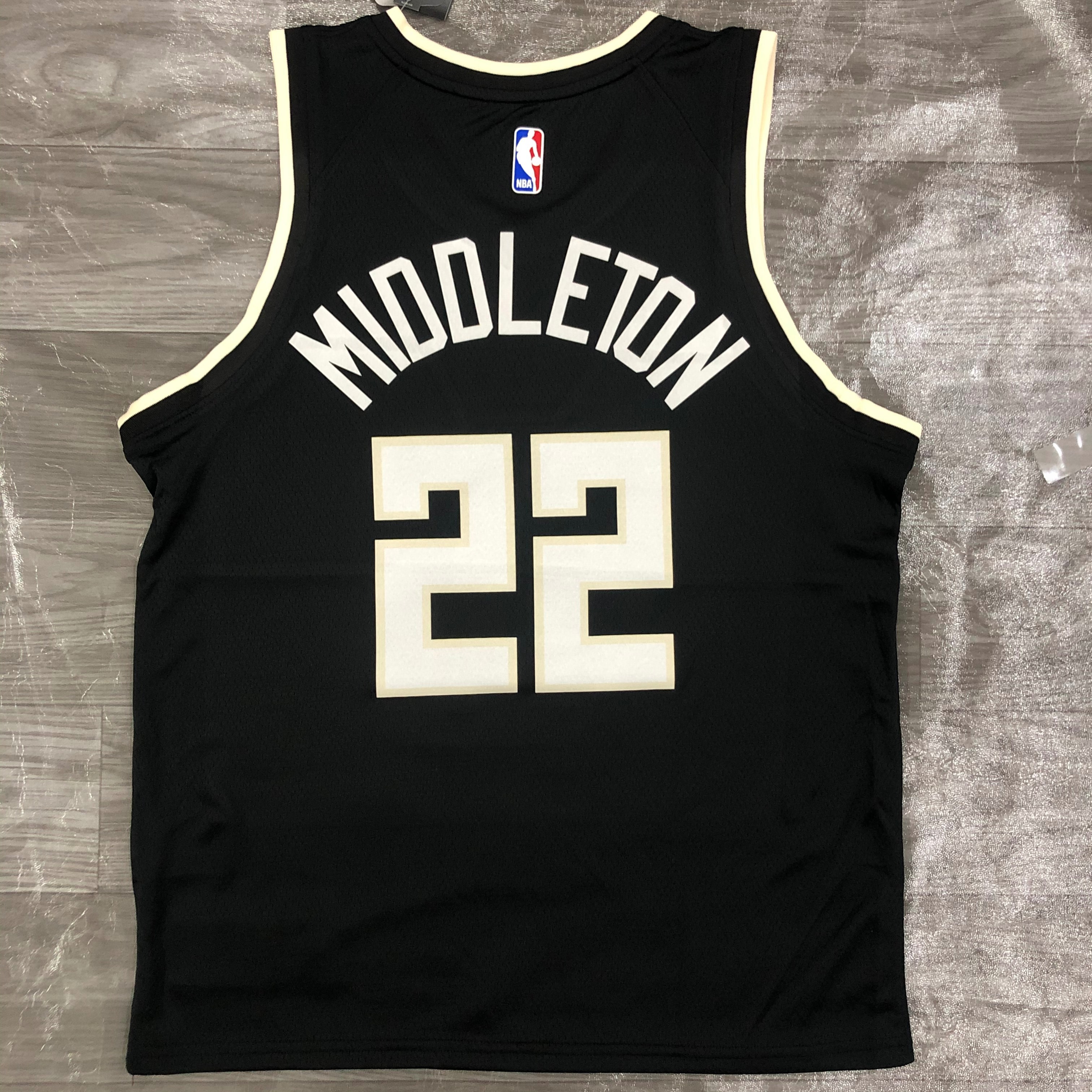 21 season Bucks Jordan theme version jersey No. 22 Middleton