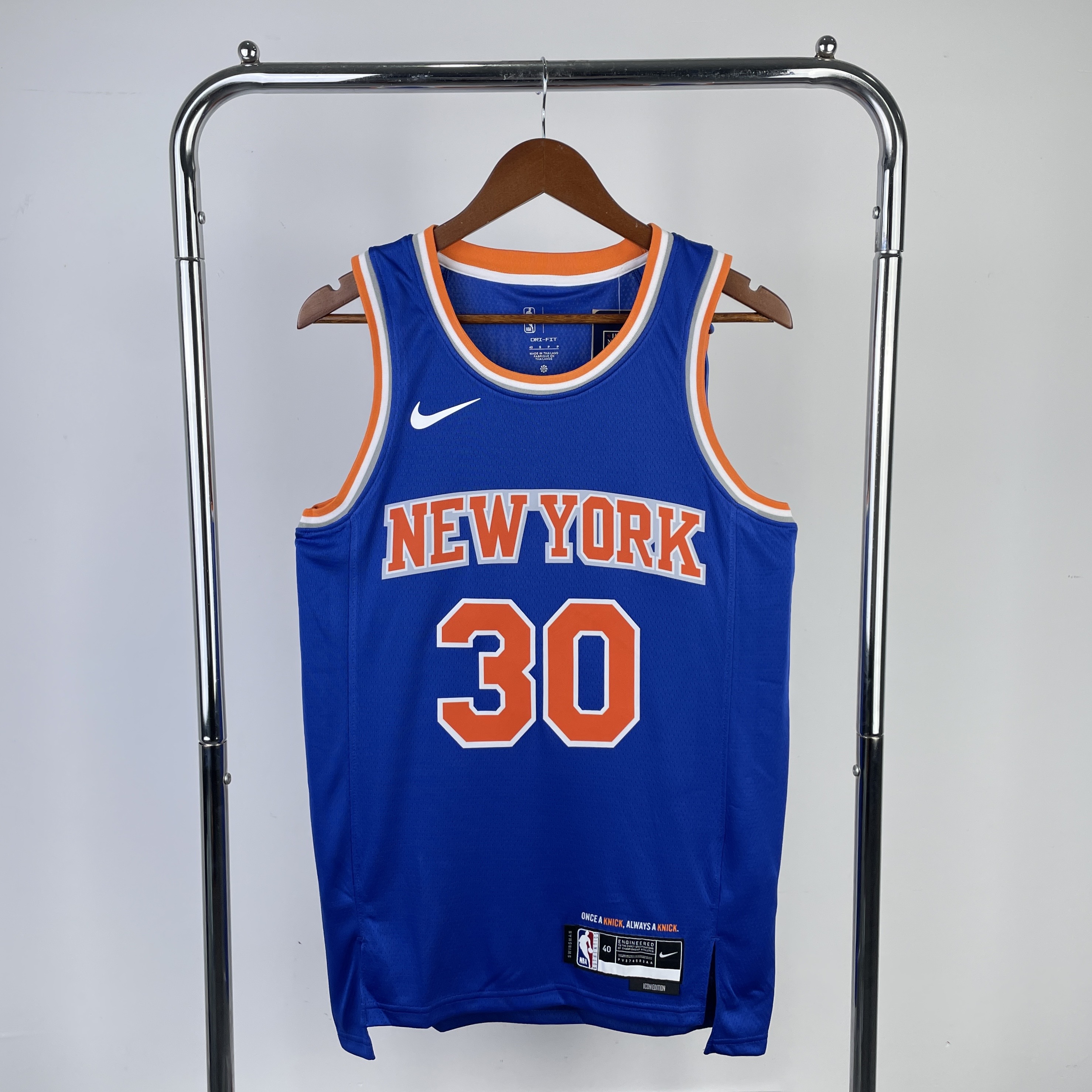 23 season Knicks away blue 30 Randle