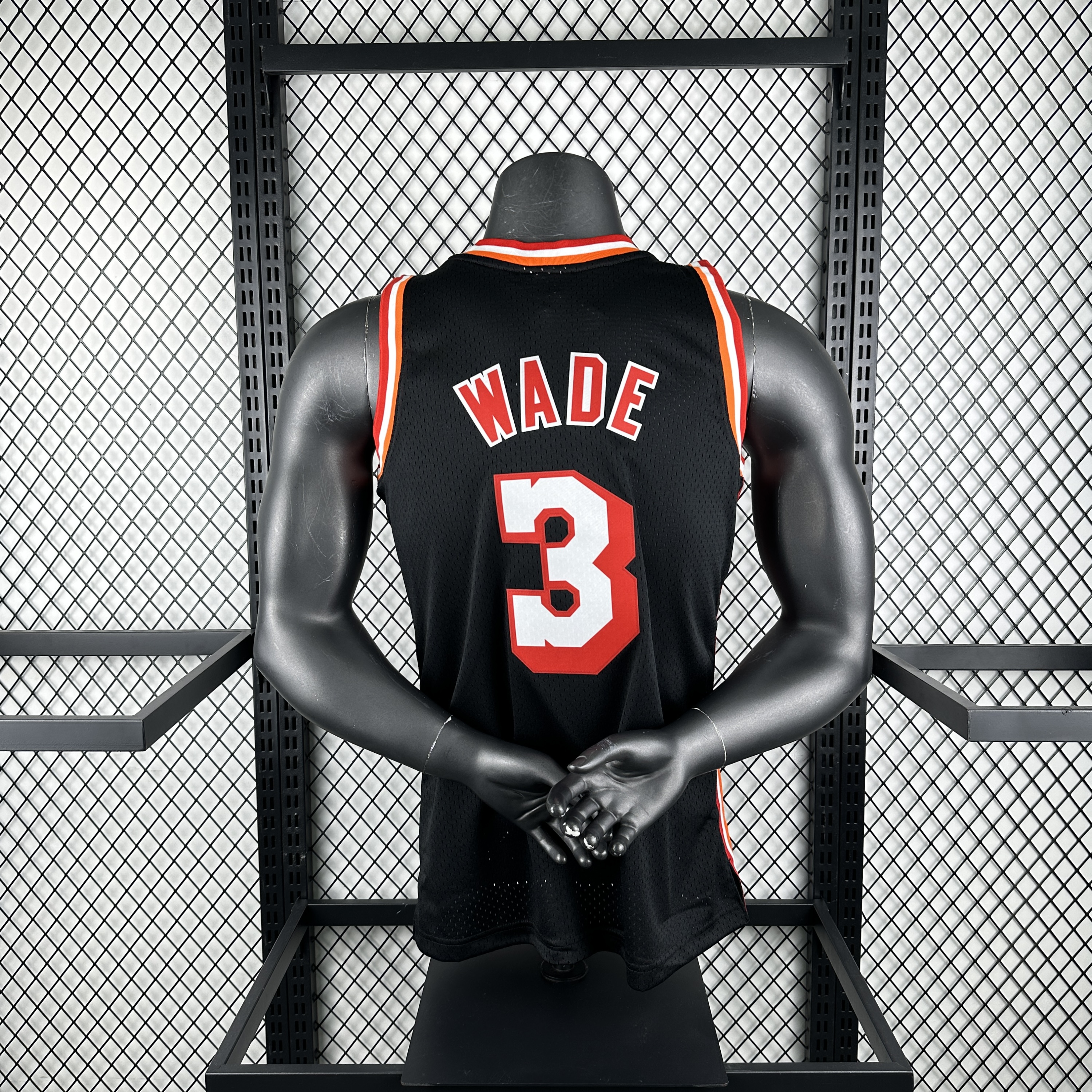 MN Throwback Hot Press Jersey SW Heat 1314 Throwback Night No. 3 Wade