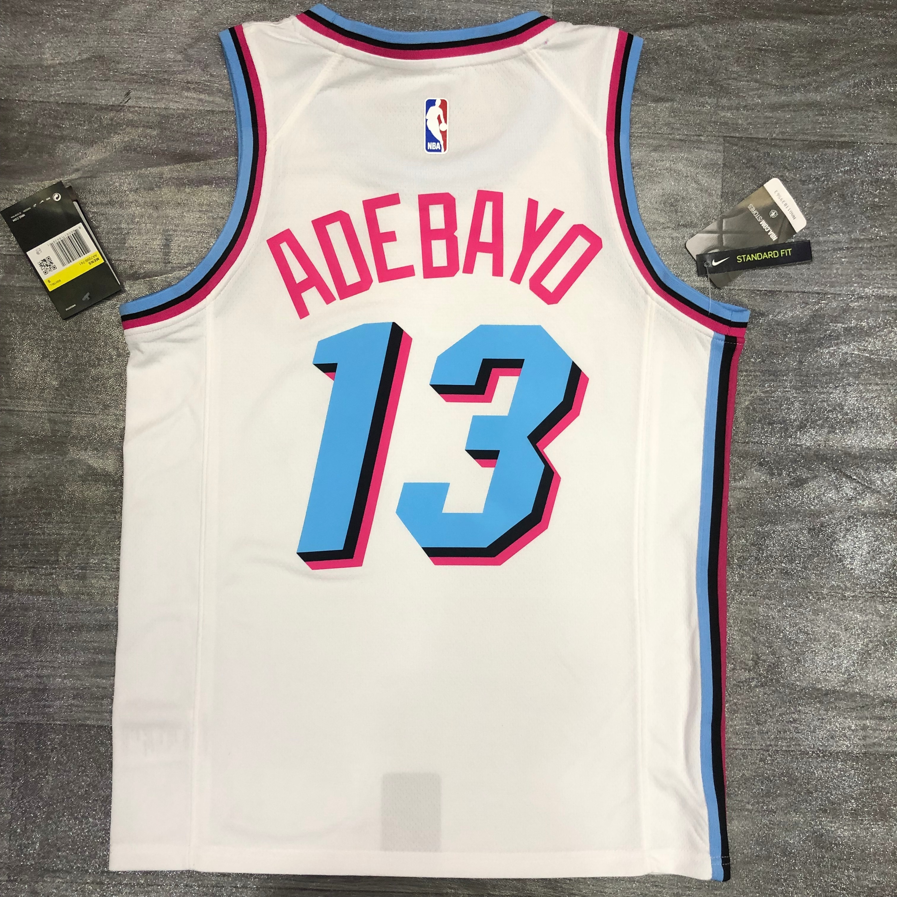Heat crewneck white 13 Adebayo