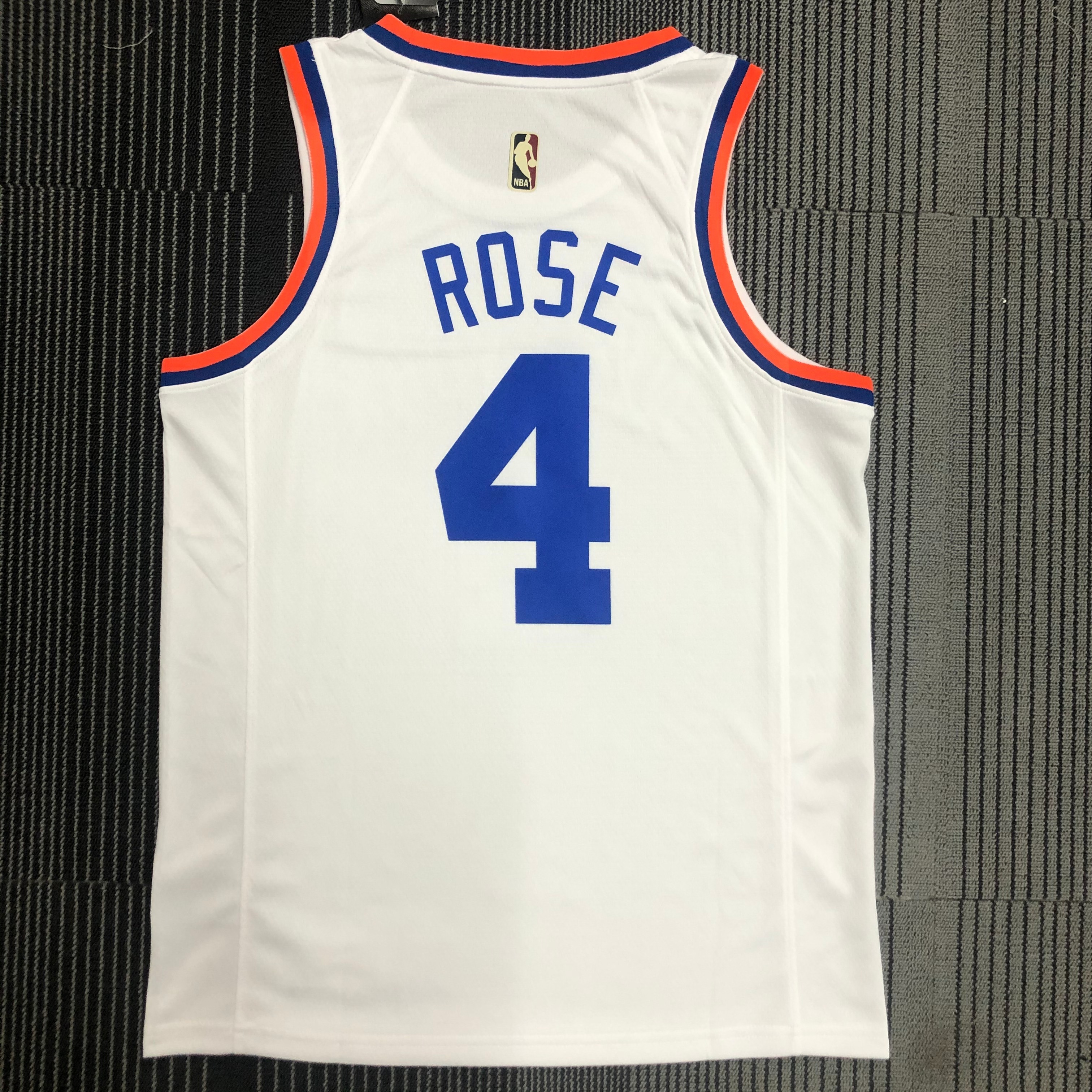 75th anniversary Knicks throwback jersey No. 4 Rose
