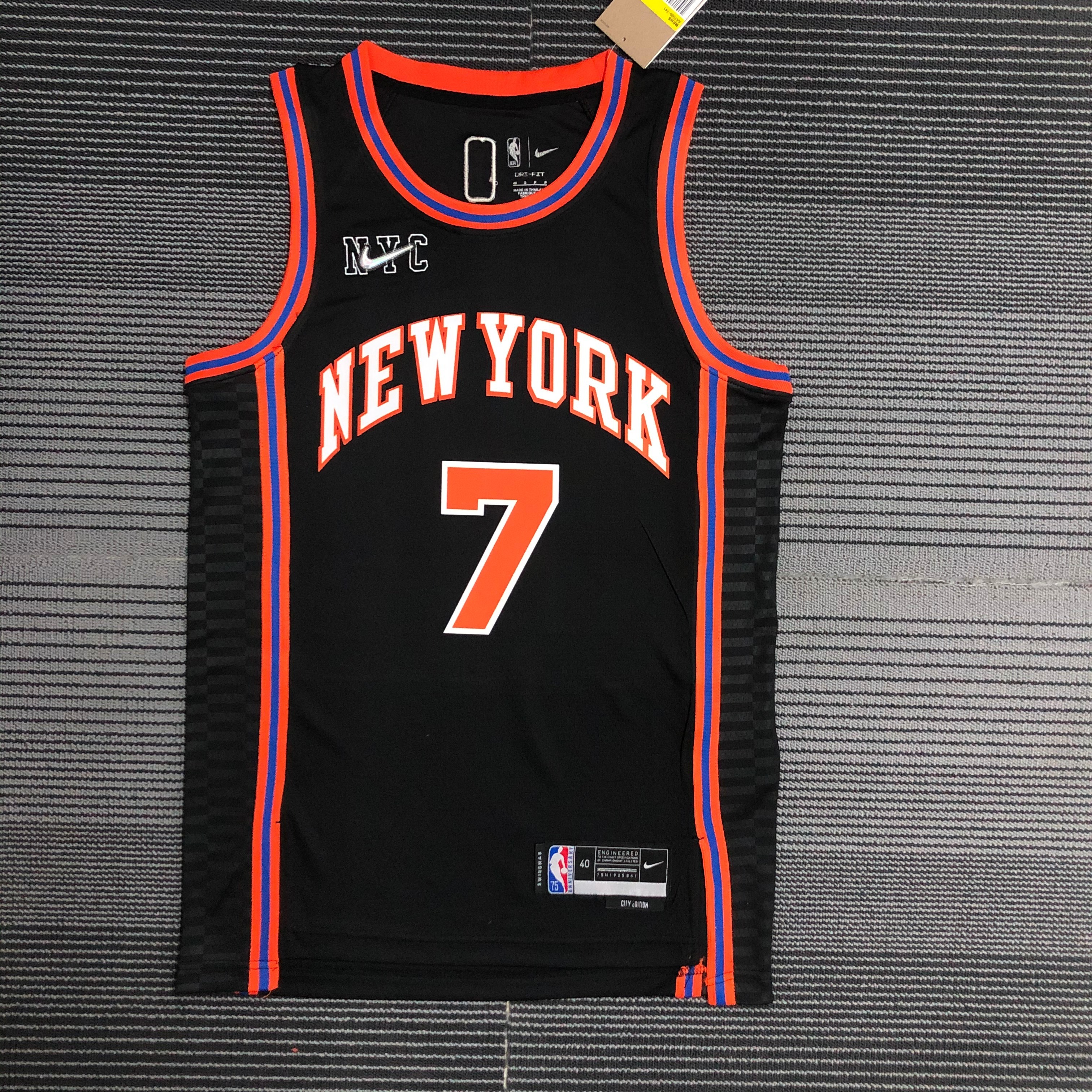 Carmelo Anthony, No. 7 of the Knicks City Edition in the 22nd season