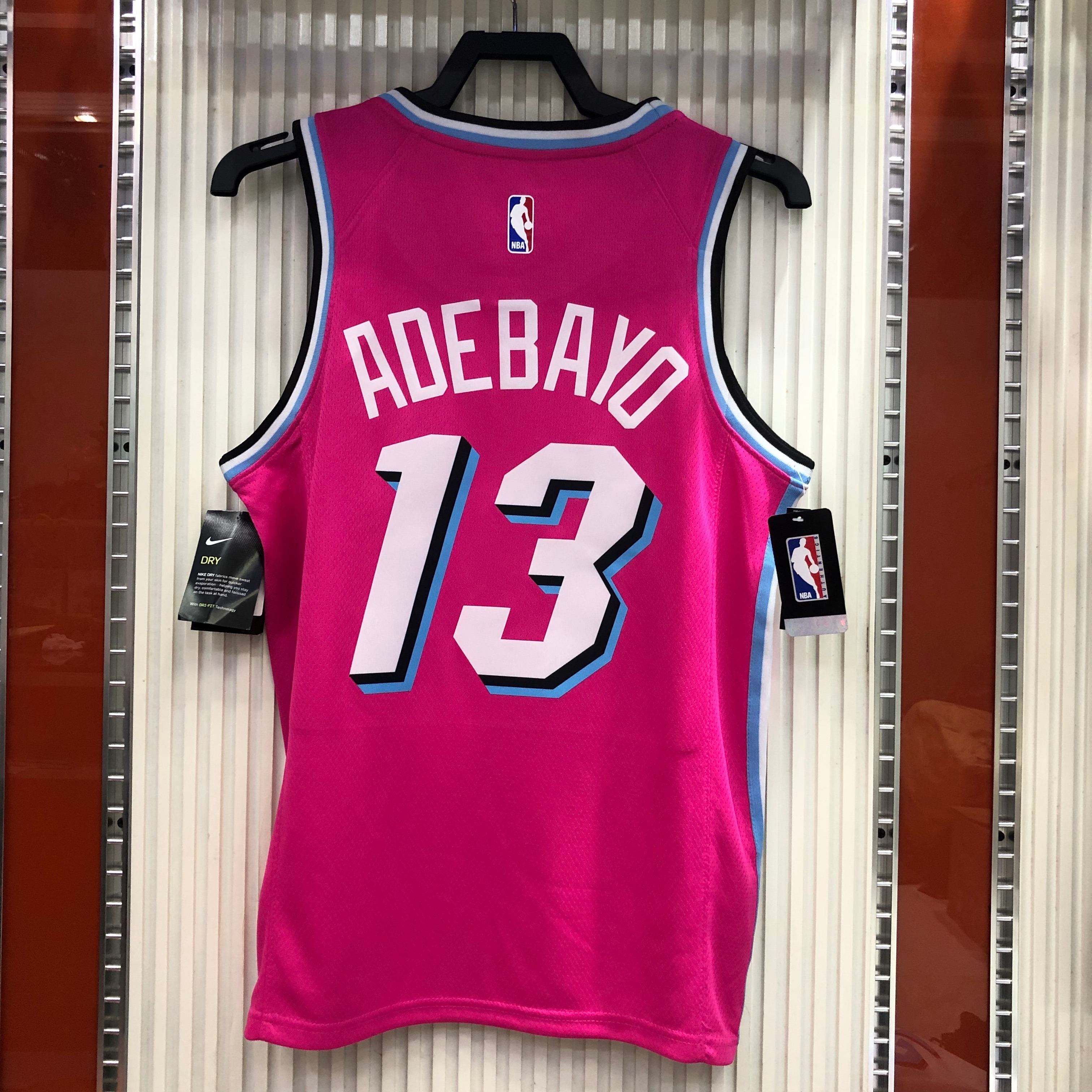 Heat crewneck pink number 13 Adebayo