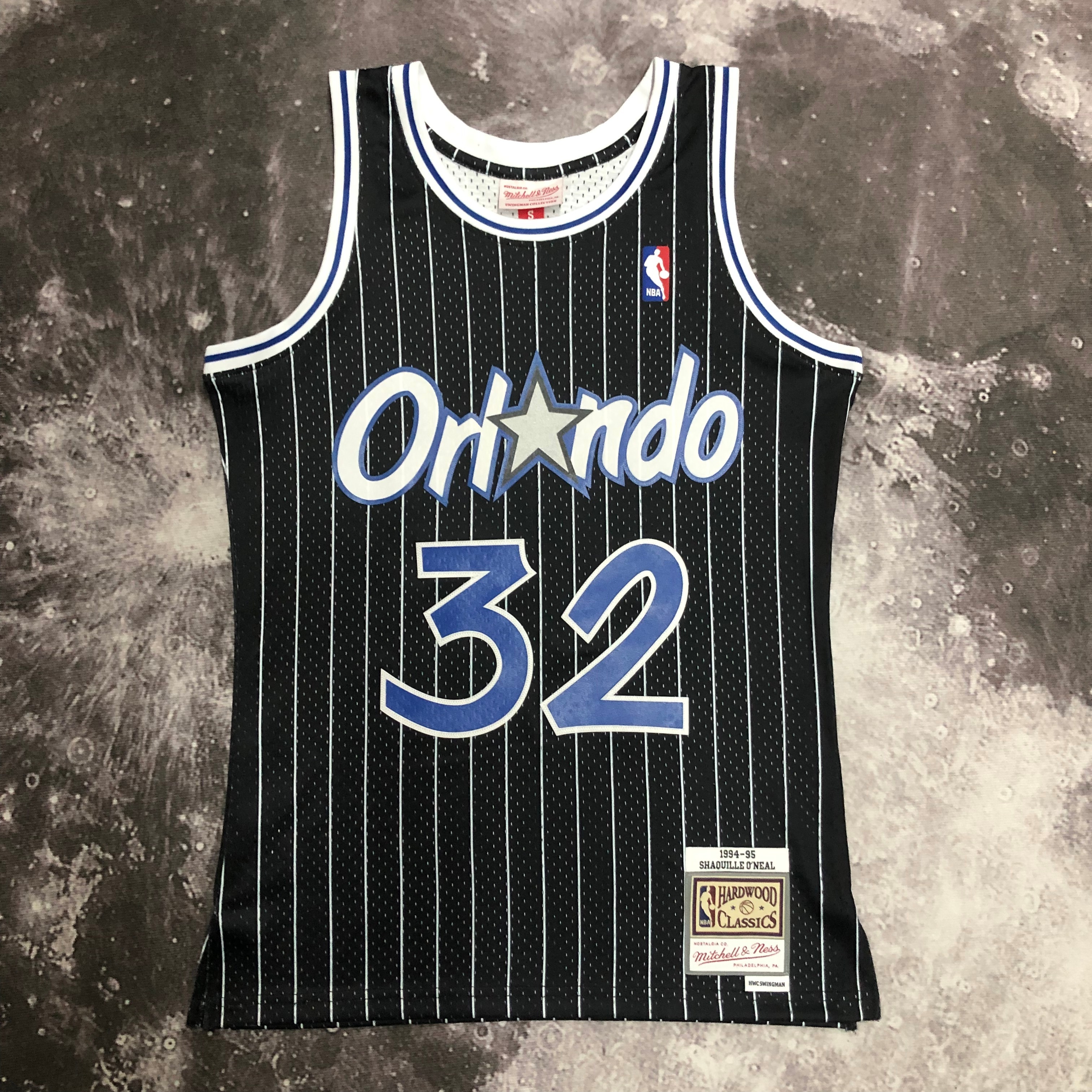 MN Hot Press Throwback jersey SW Magic 9495 black No. 32 O 'Neal