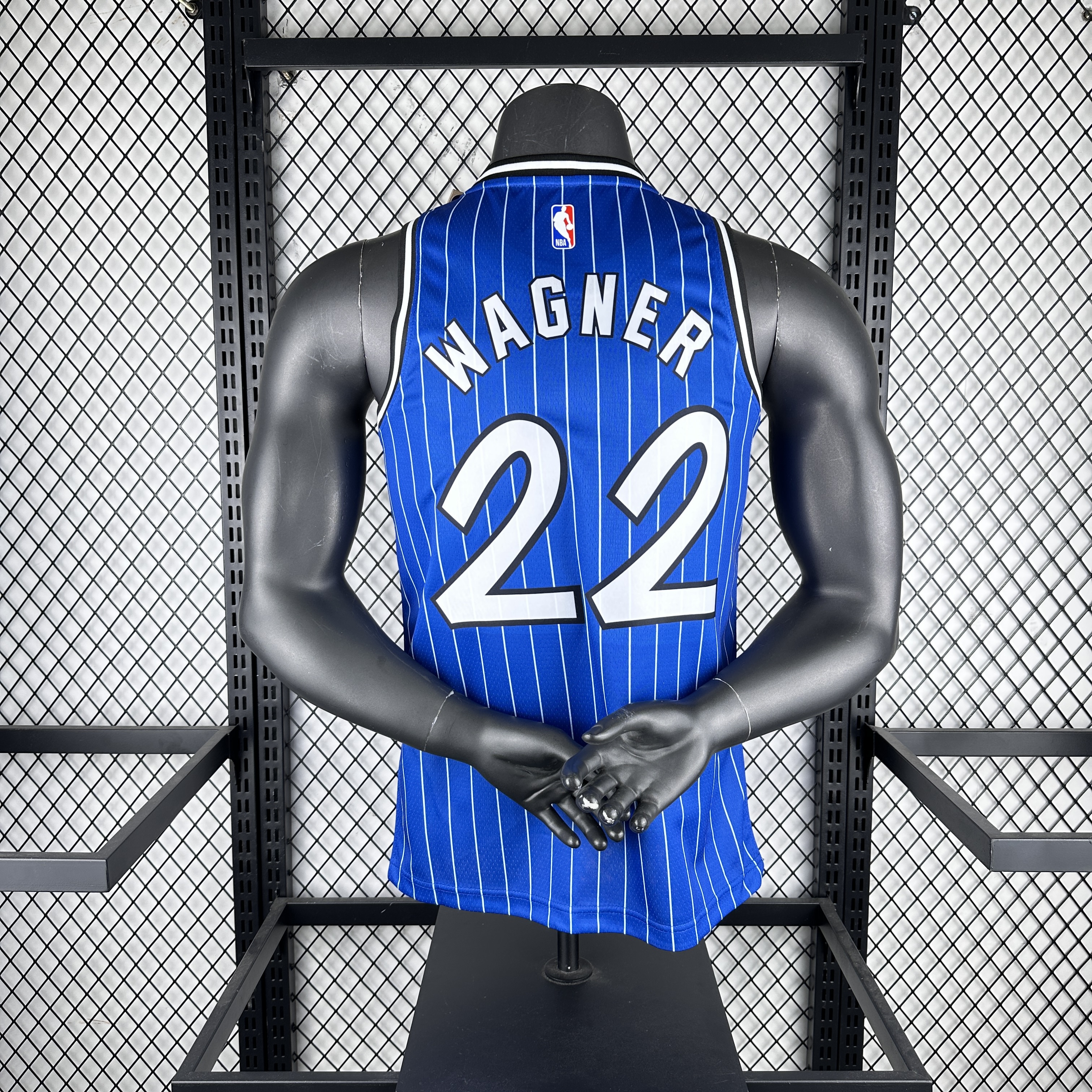 19 season Magic retro striped blue No. 22 Wagner