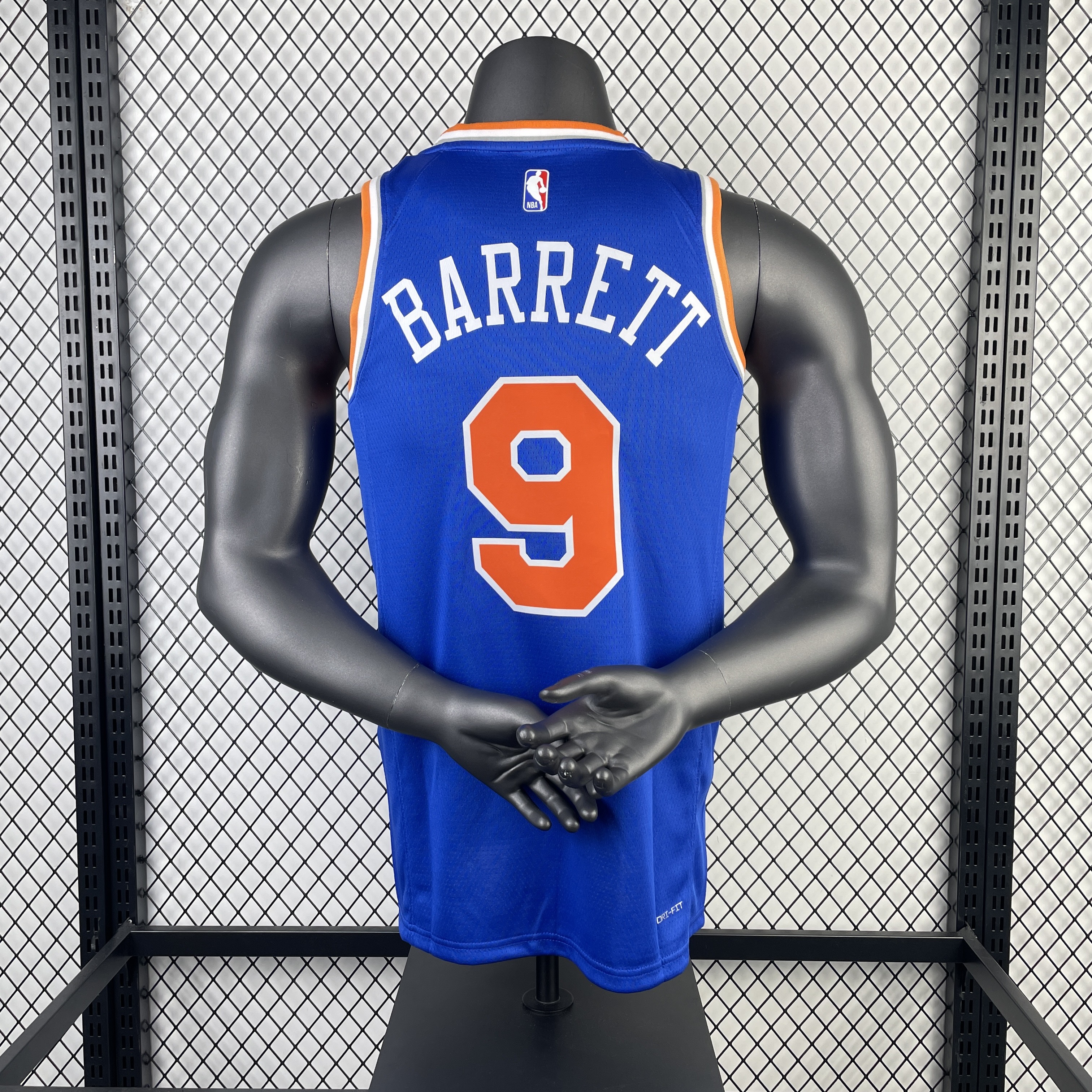 23 season Knicks away blue 9 Barrett