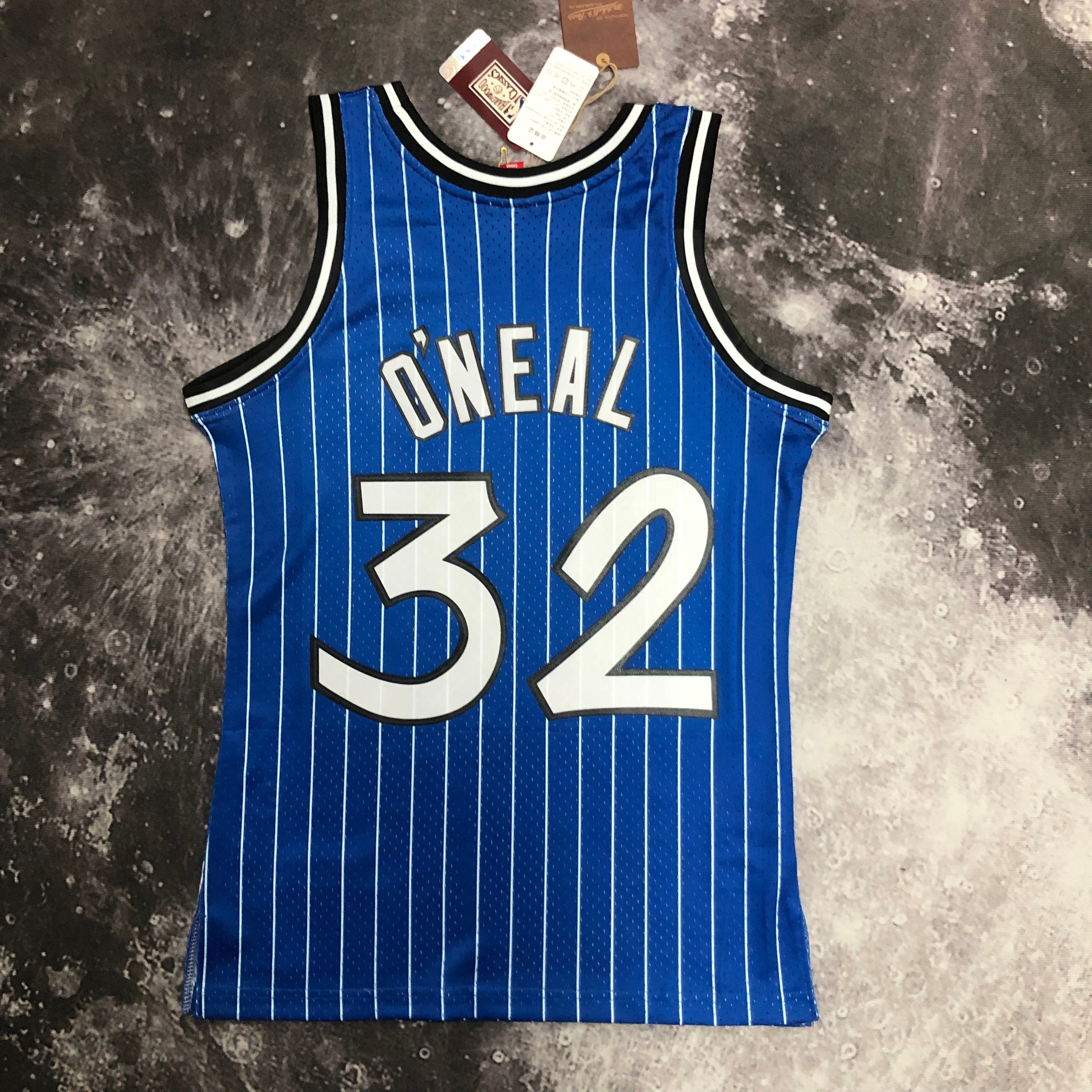 MN Hot Press Throwback jersey SW Magic 9495 season blue 32 O 'Neal