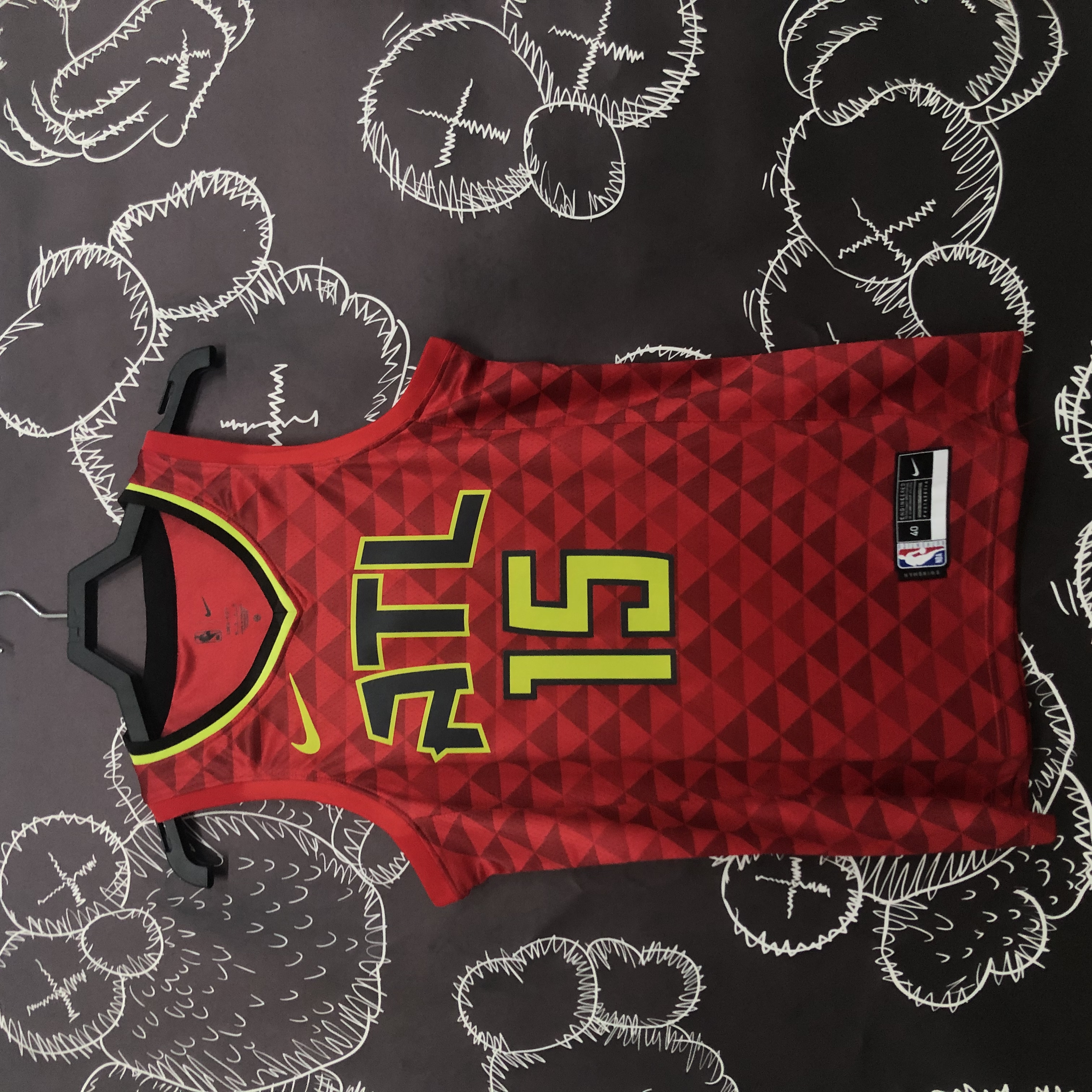 Eagles red plaid number 15 Carter