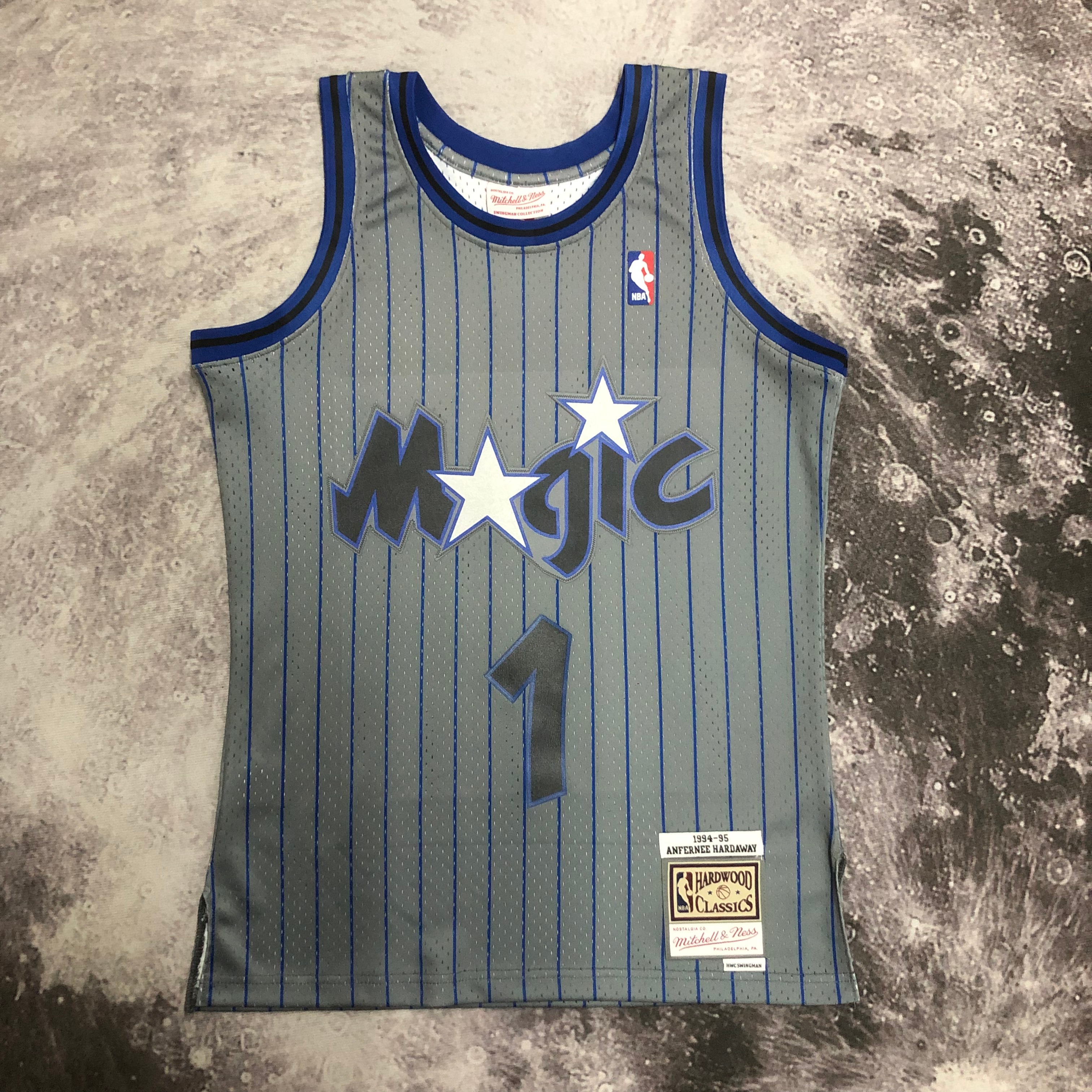 MN Women's Crop throwback jersey Magic black No. 1 Hardaway