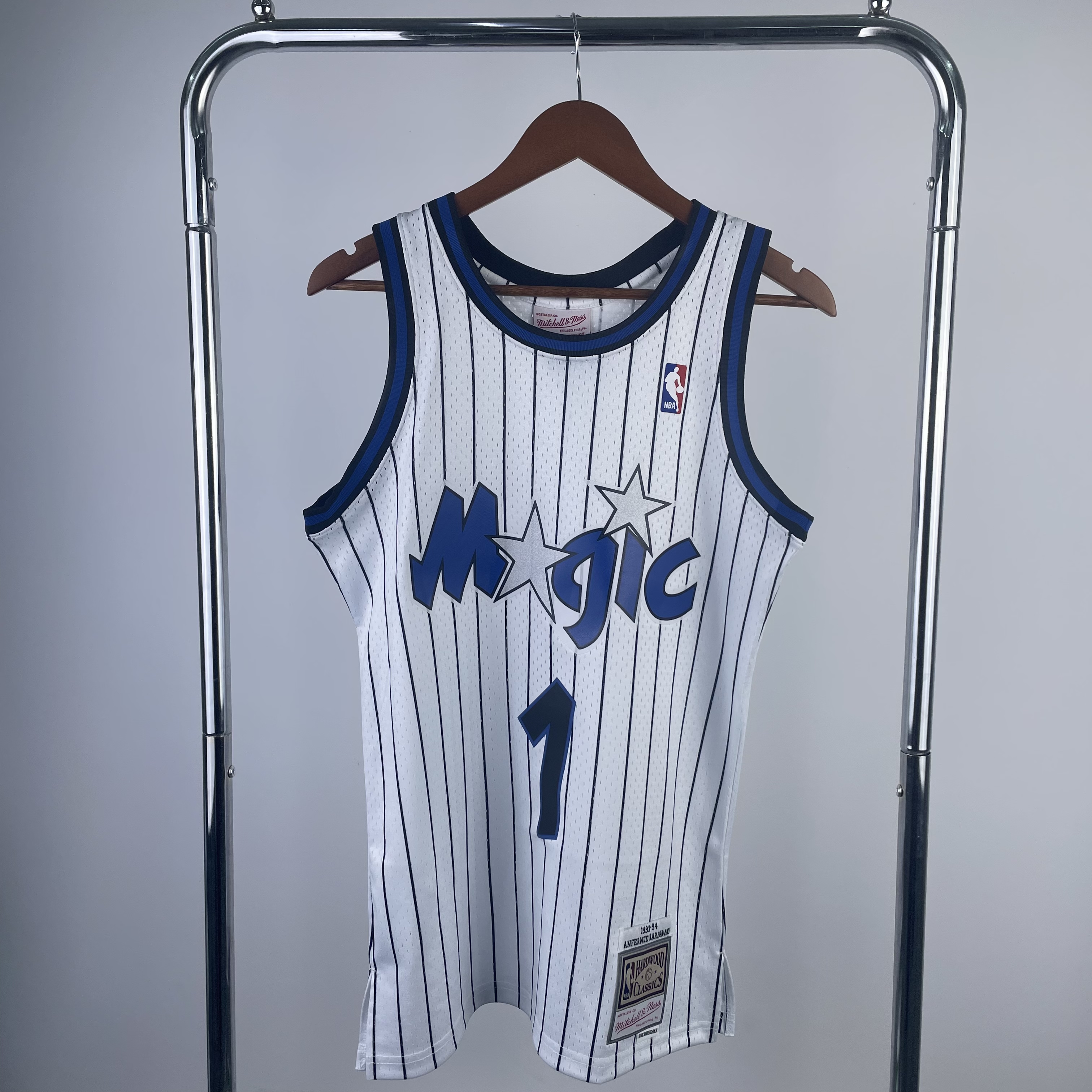 MN Hot Press Throwback jersey SW Magic 94 white No. 1 Hardaway