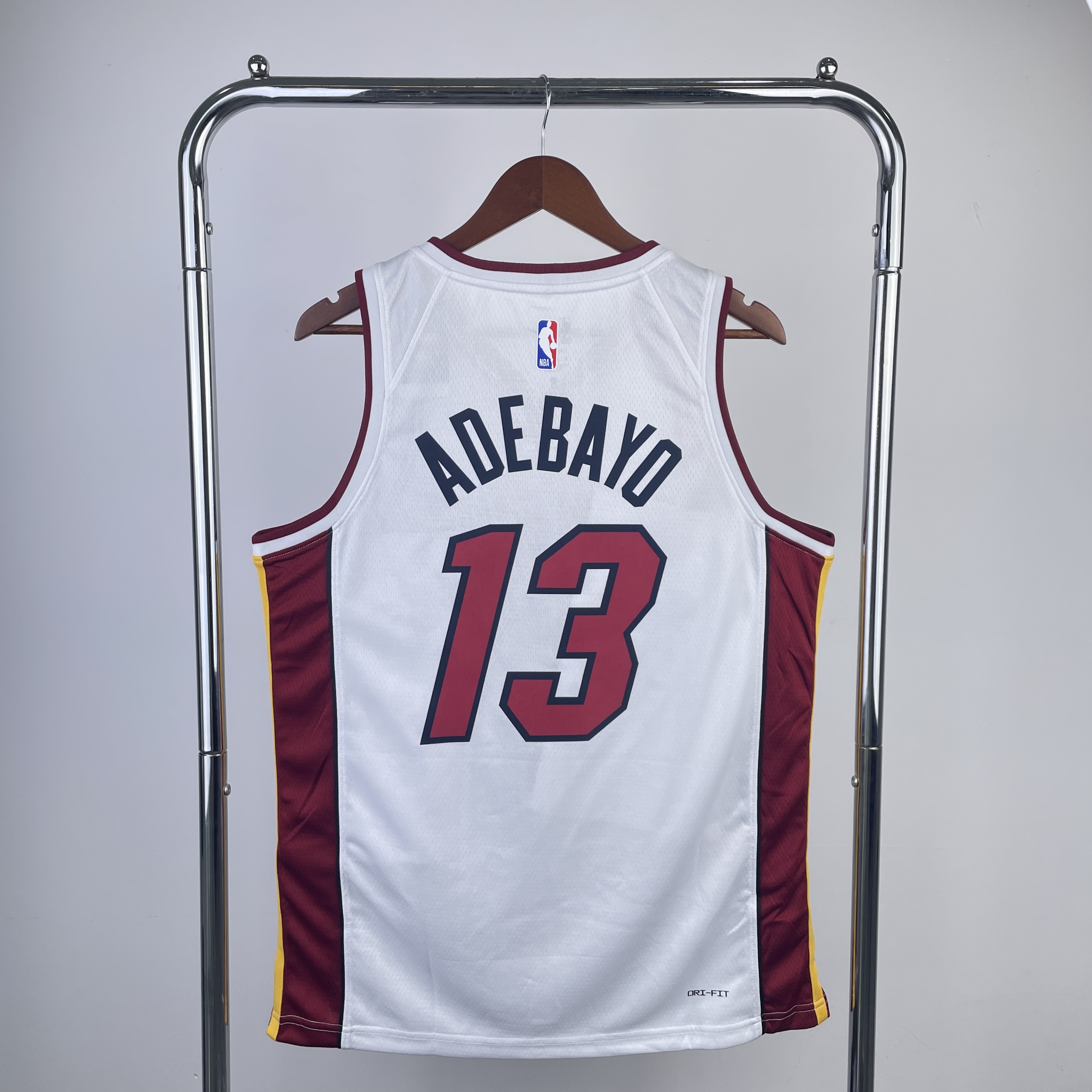 Heat V-neck white 13 Adebayo