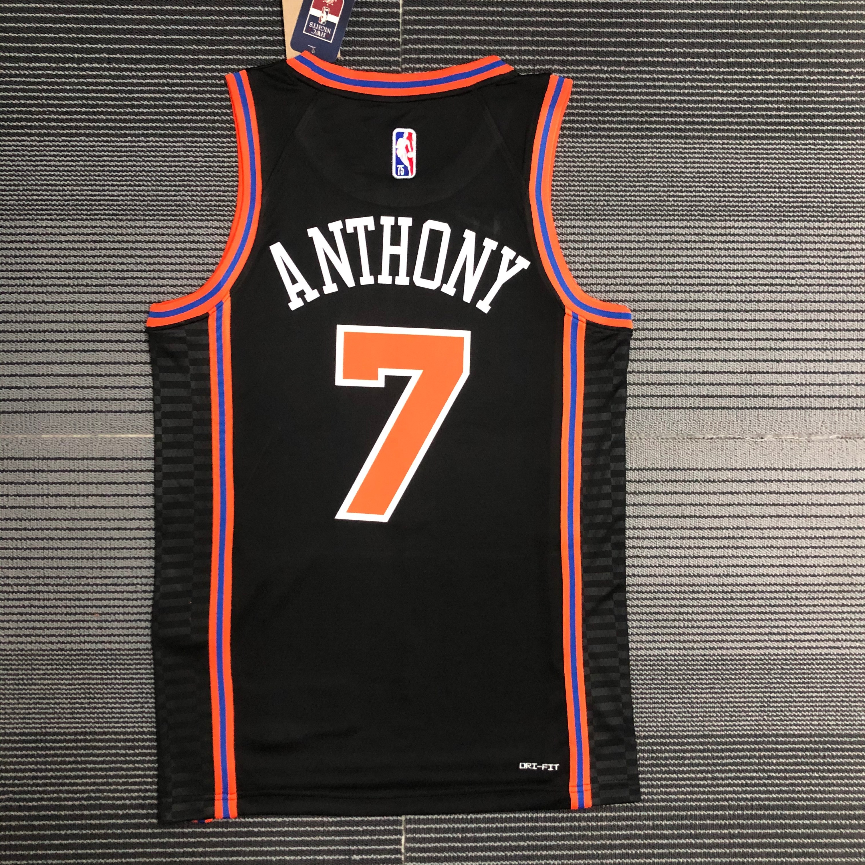 Carmelo Anthony, No. 7 of the Knicks City Edition in the 22nd season