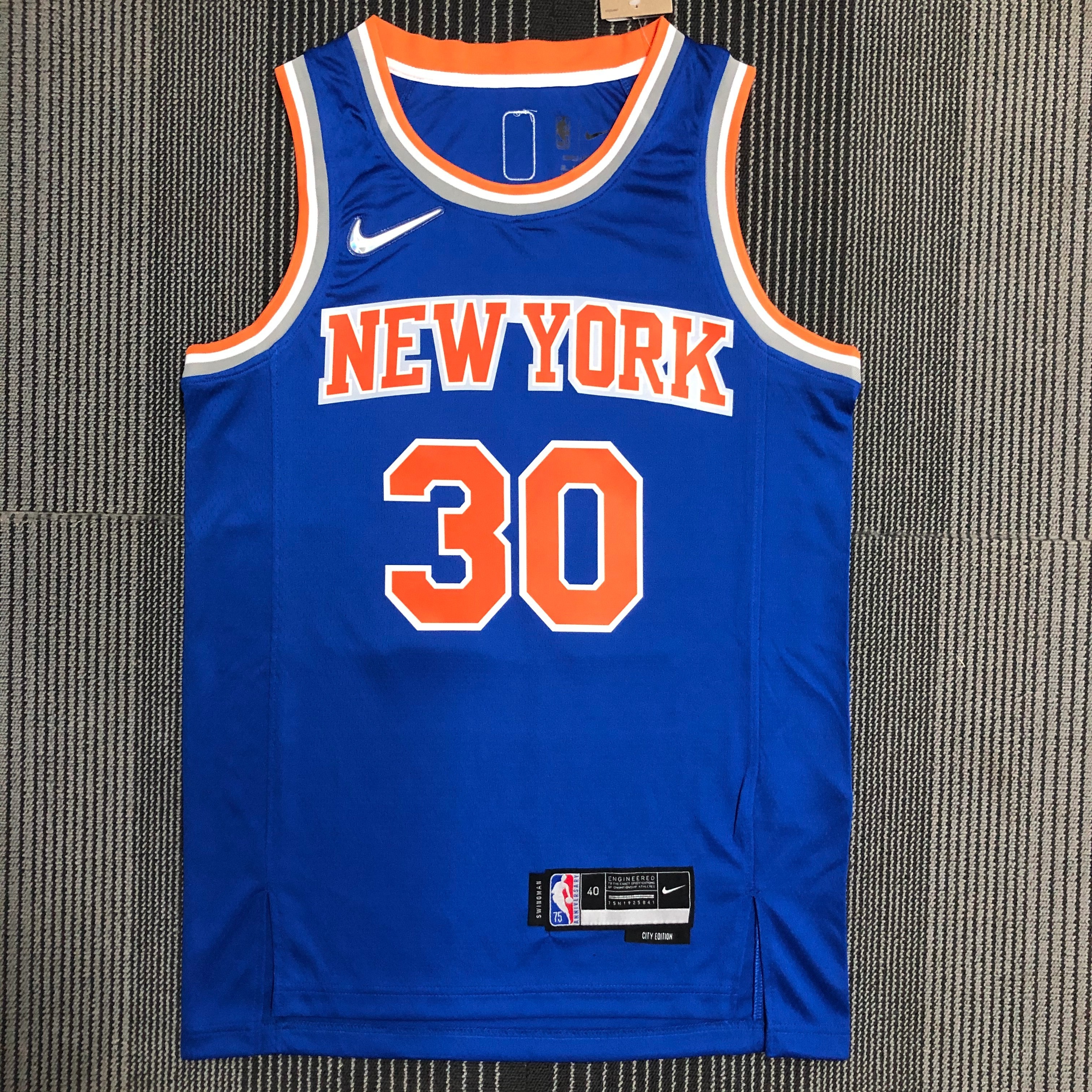 75th anniversary Knicks Blue No. 30 Randle